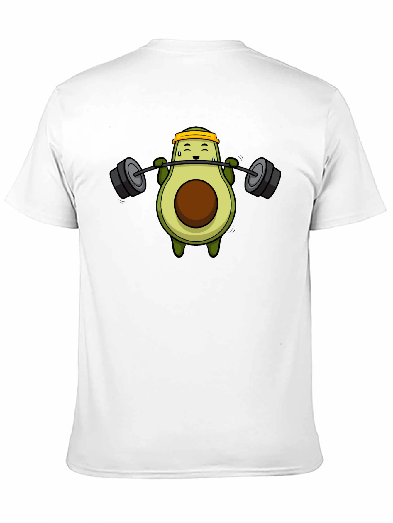 Avocado Lifting Barbell T-Shirt - Black