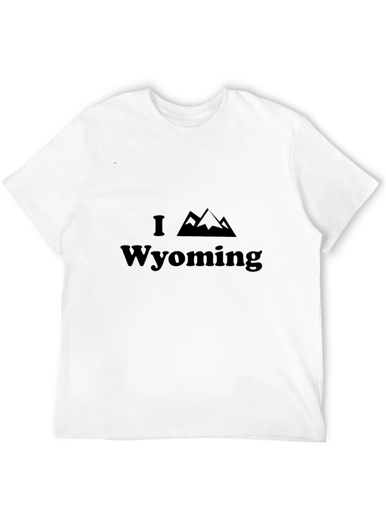 I Heart Wyoming Graphic Tee - Black