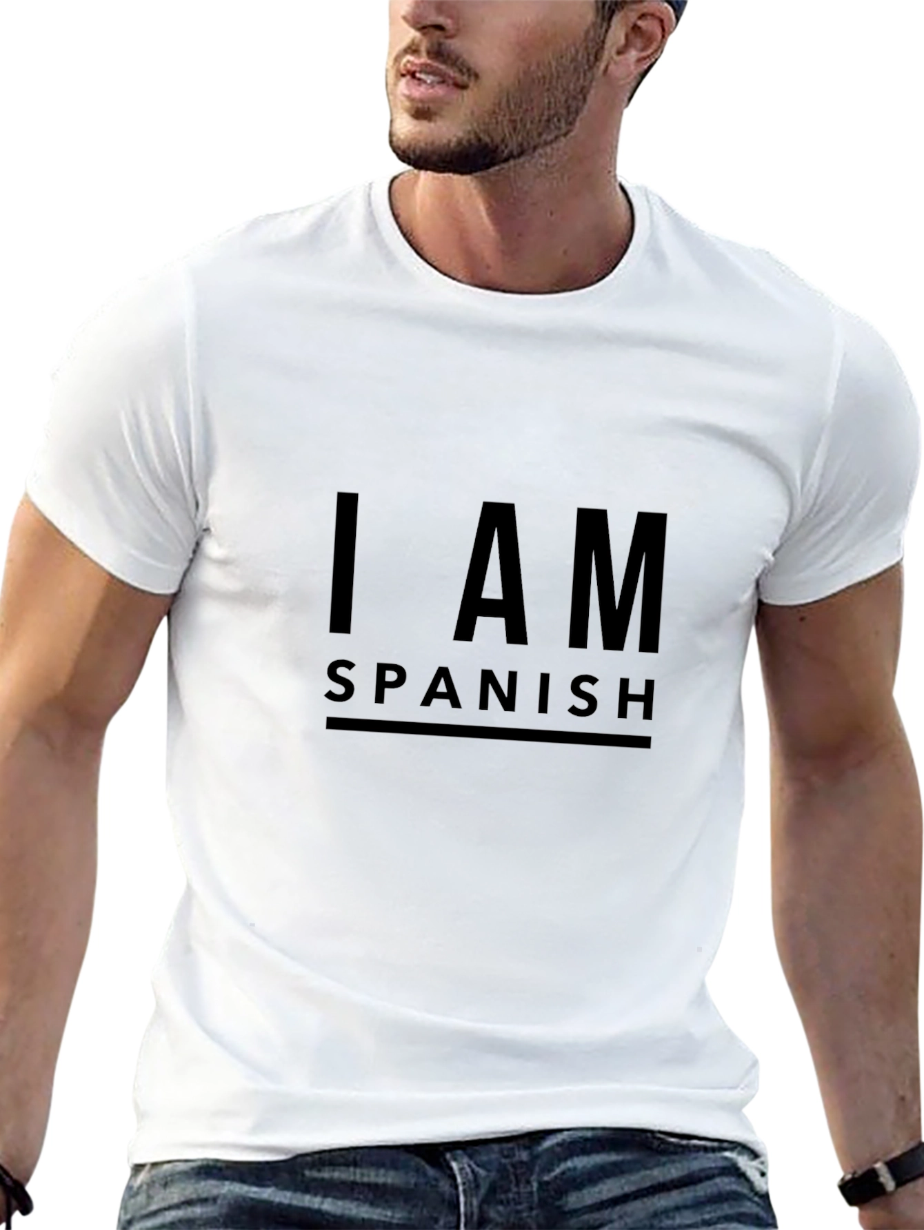 I AM Spanish T-Shirt - Simple Statement Tee