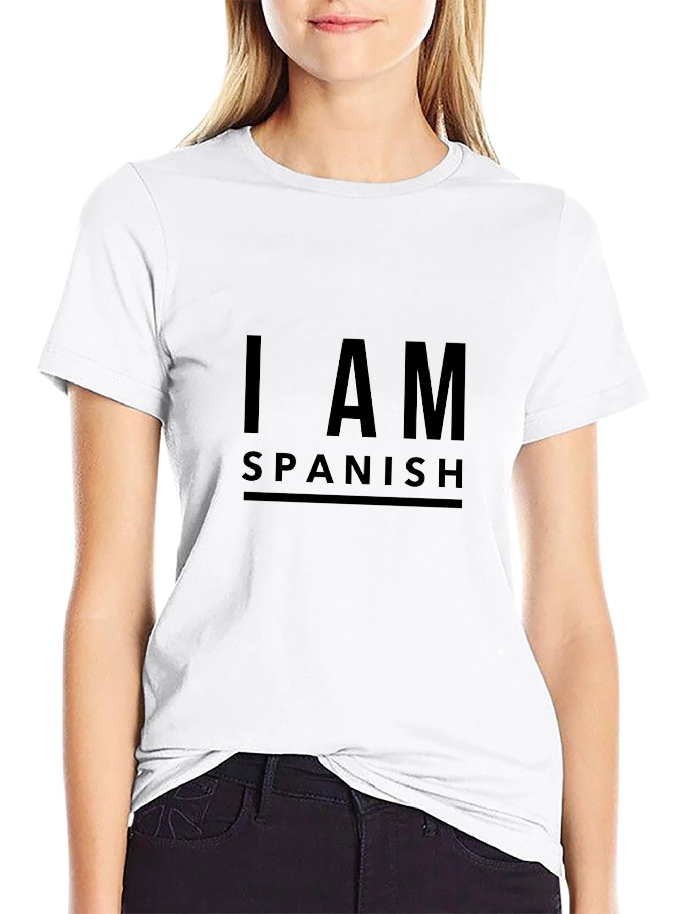 I AM Spanish T-Shirt - Simple Statement Tee