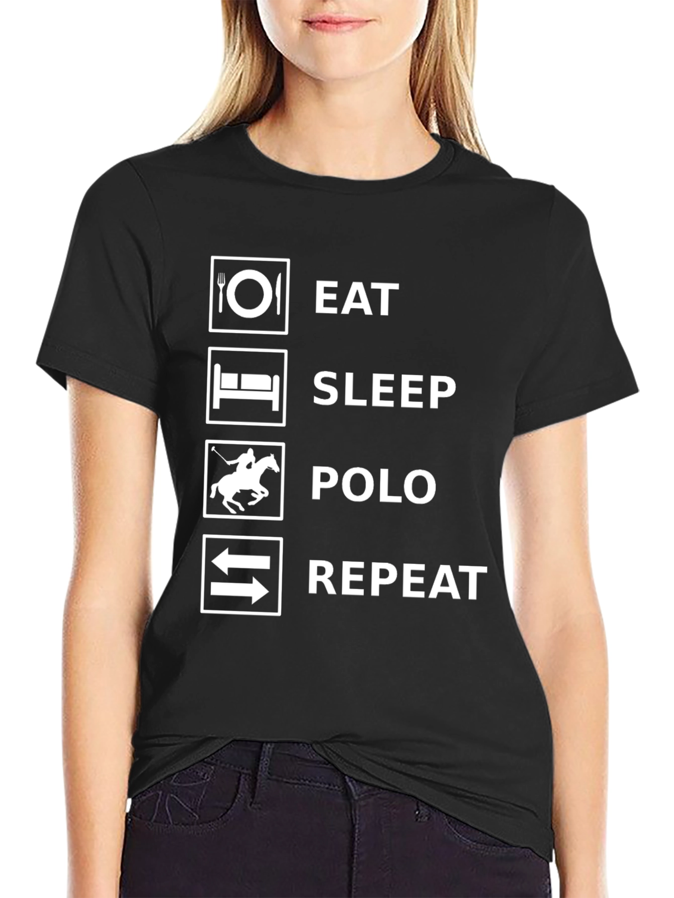 Eat Sleep Polo Repeat T-Shirt