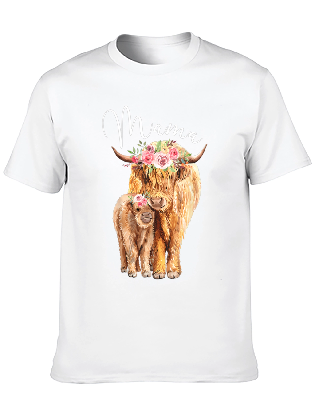 Mama Cow Floral Tee