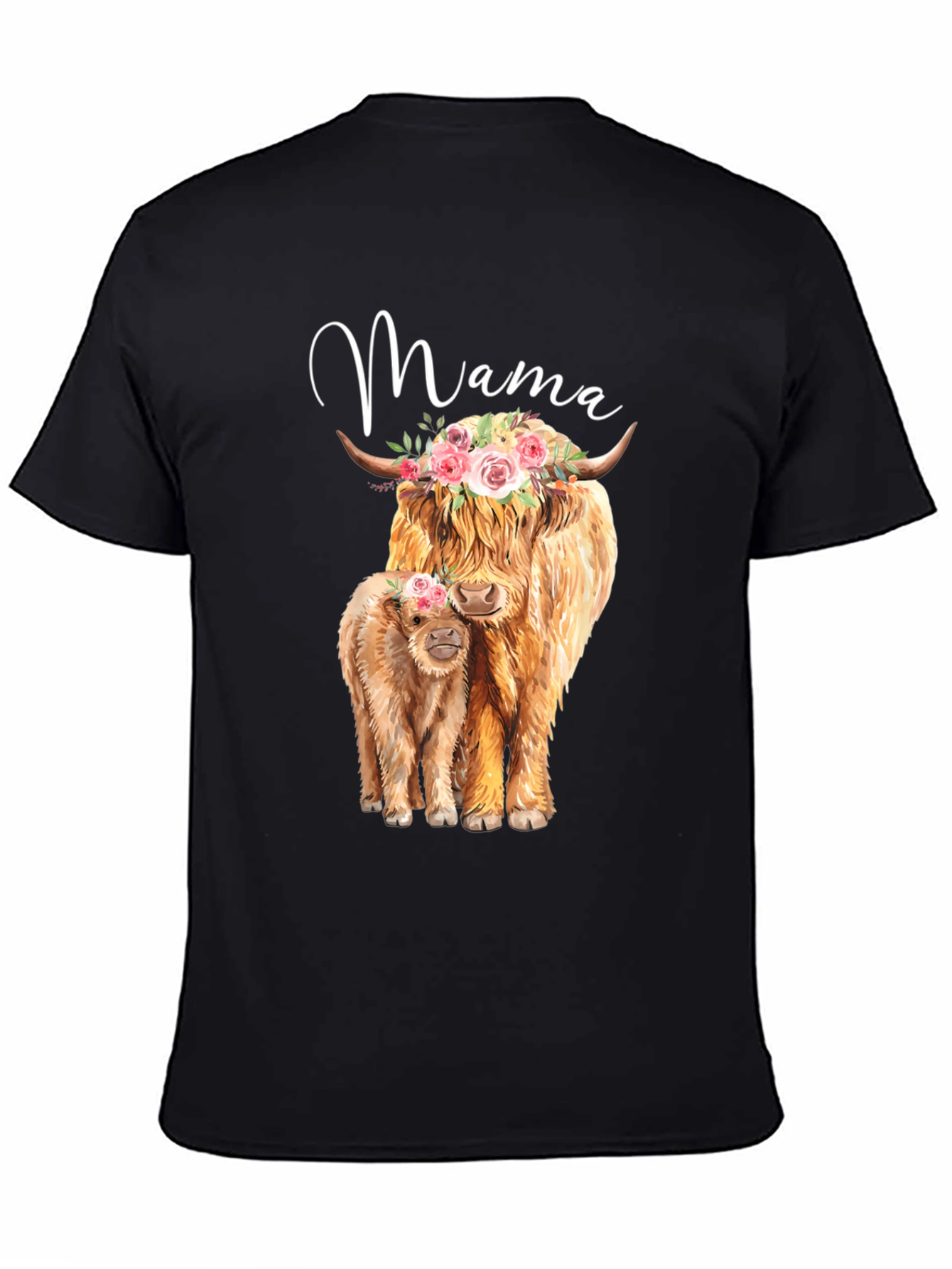 Mama Cow Floral Tee