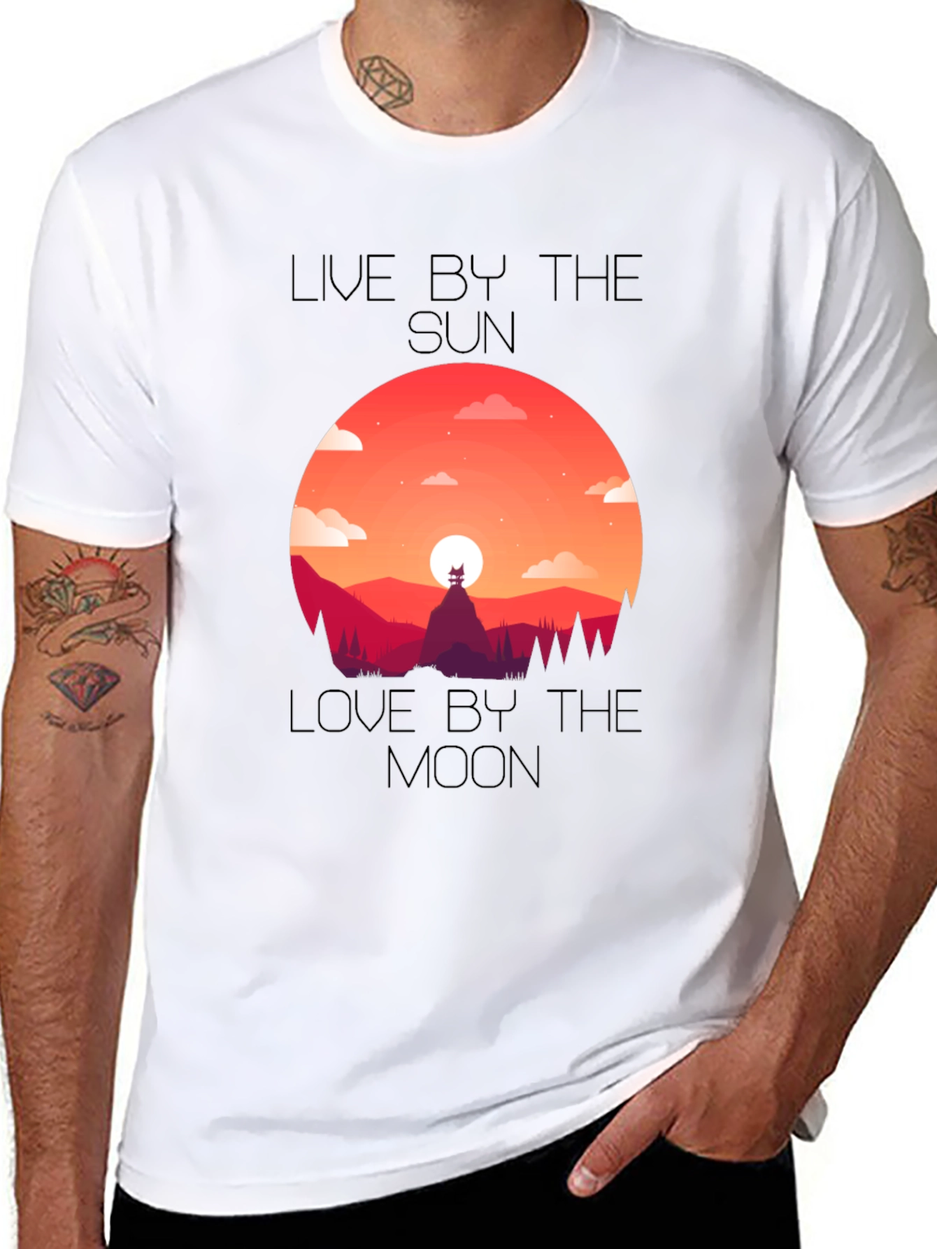 Sun & Moon Graphic Tee