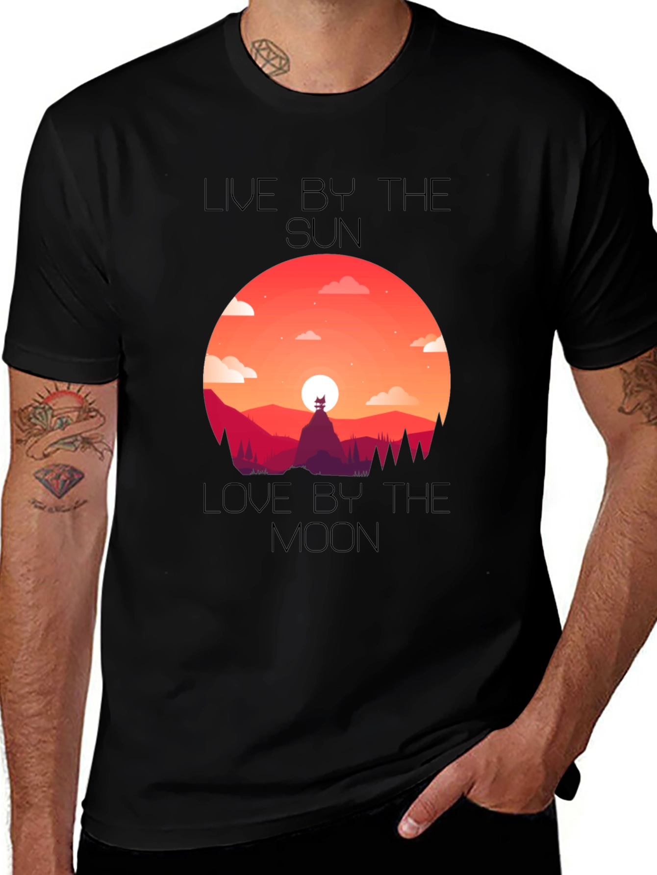 Sun & Moon Graphic Tee