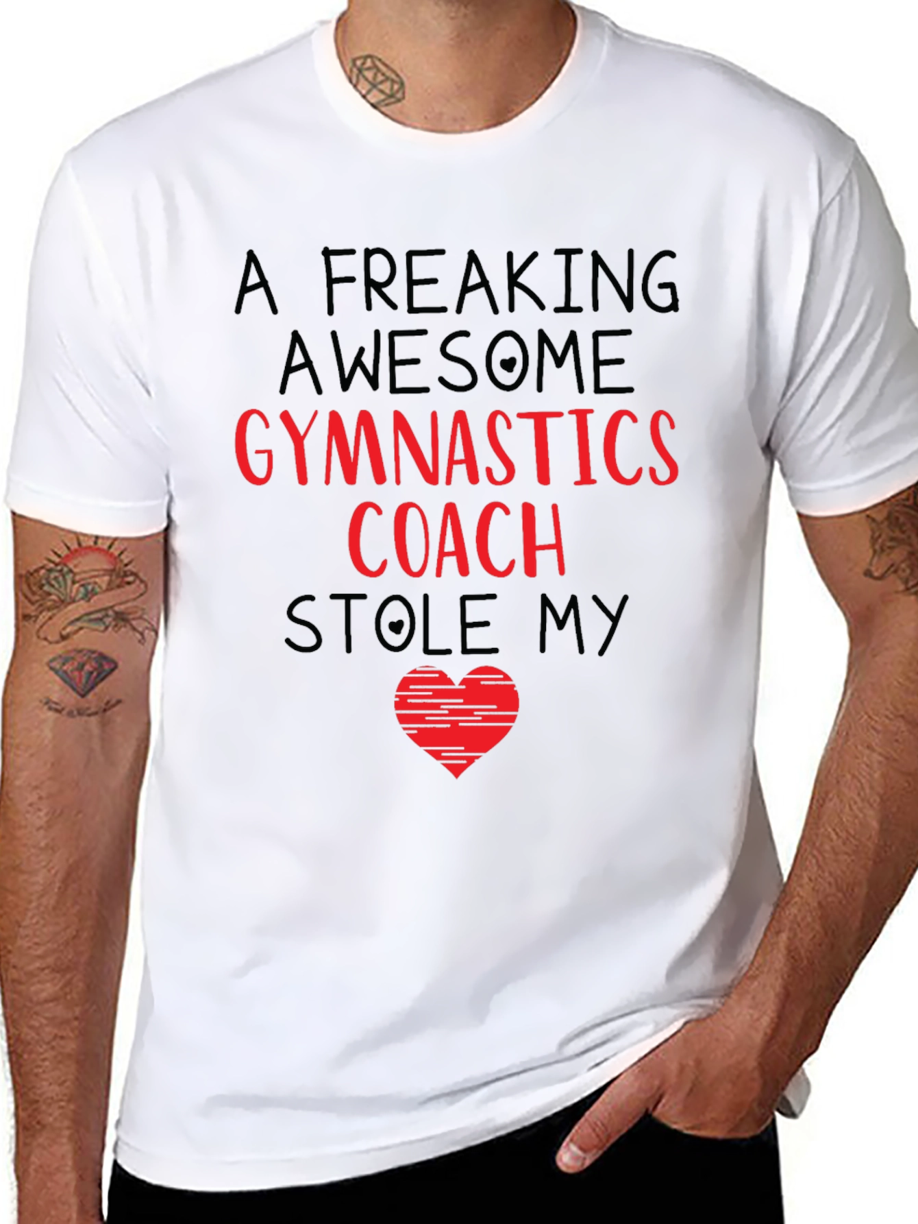 Gymnastics Coach T-Shirt: Freaking Awesome