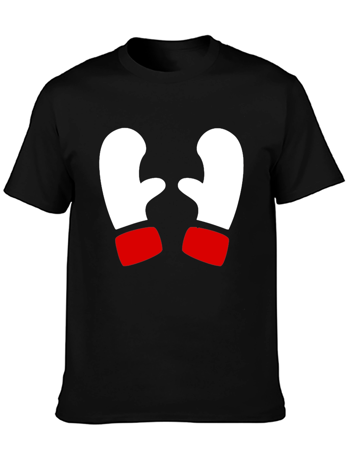 Festive Mitten Graphic Tee - Holiday Cheer!