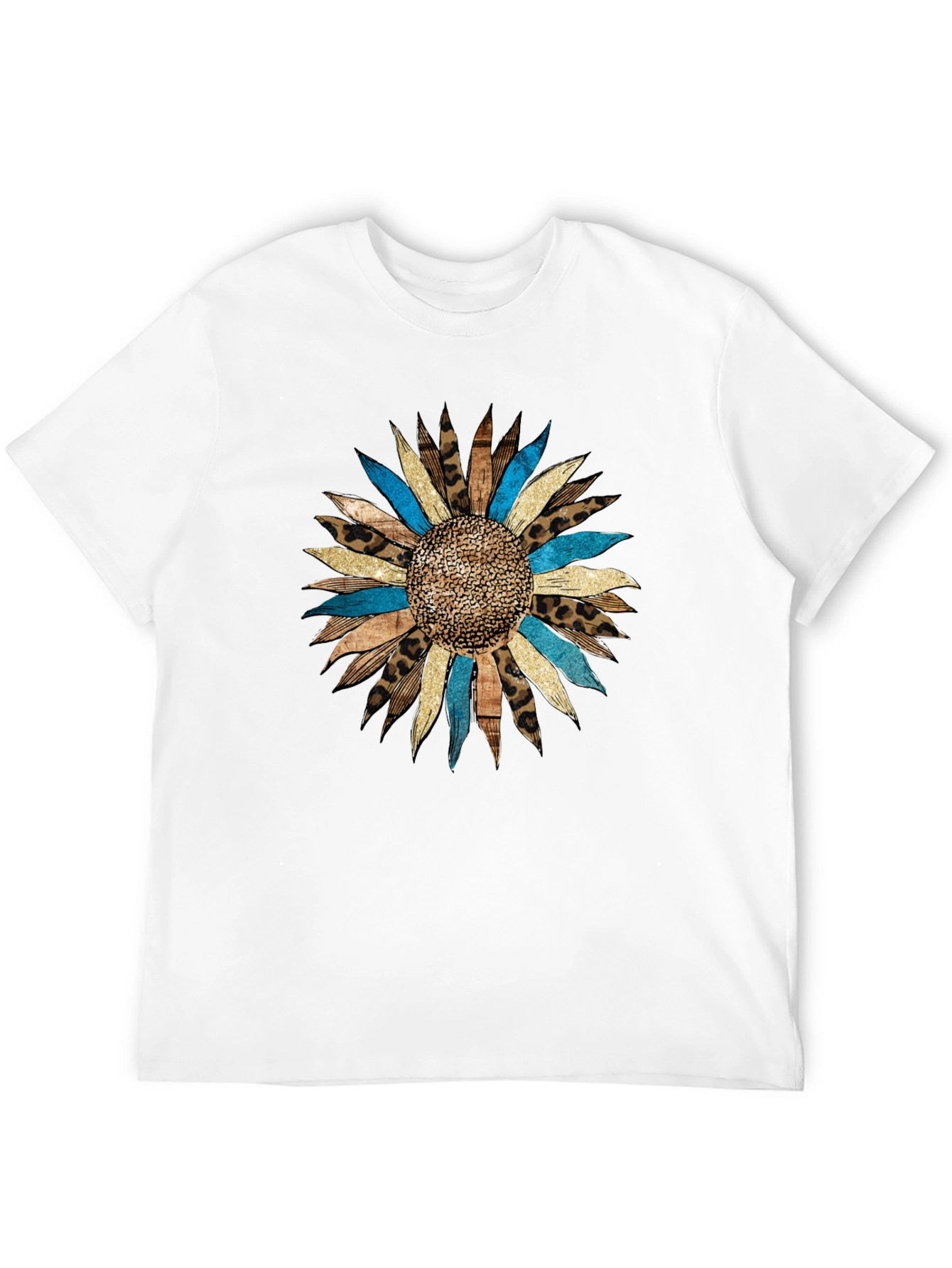 Sunflower Print Tee