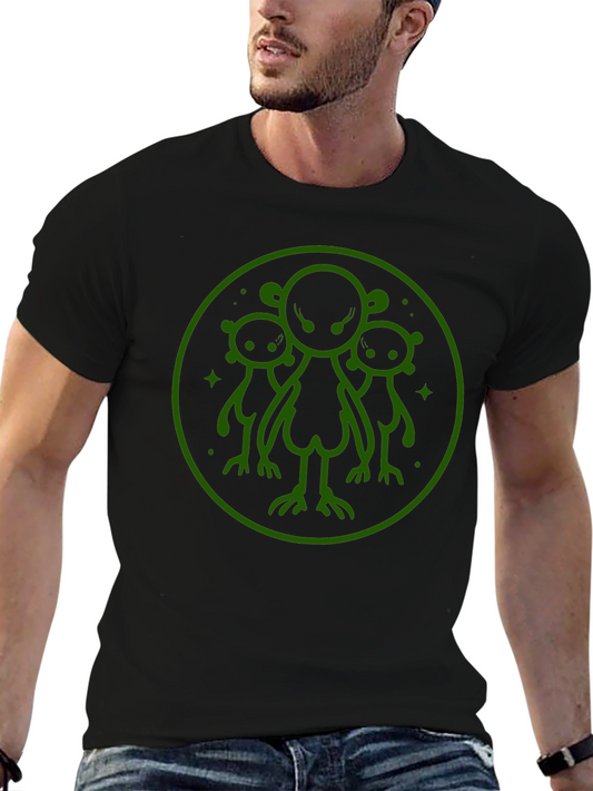 Alien Graphic T-Shirt - Black