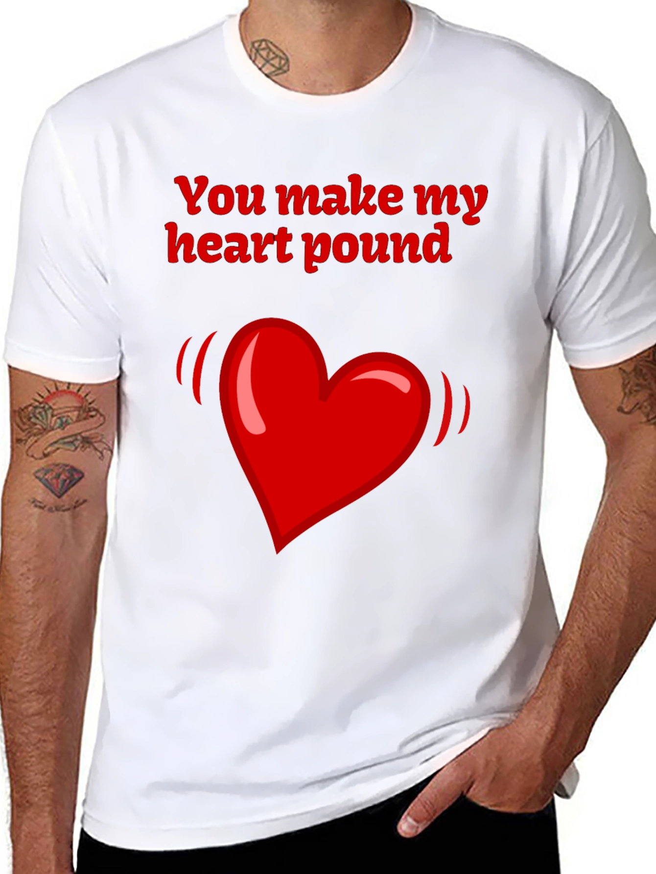 Heart Pound Tee - Valentines Day Gift