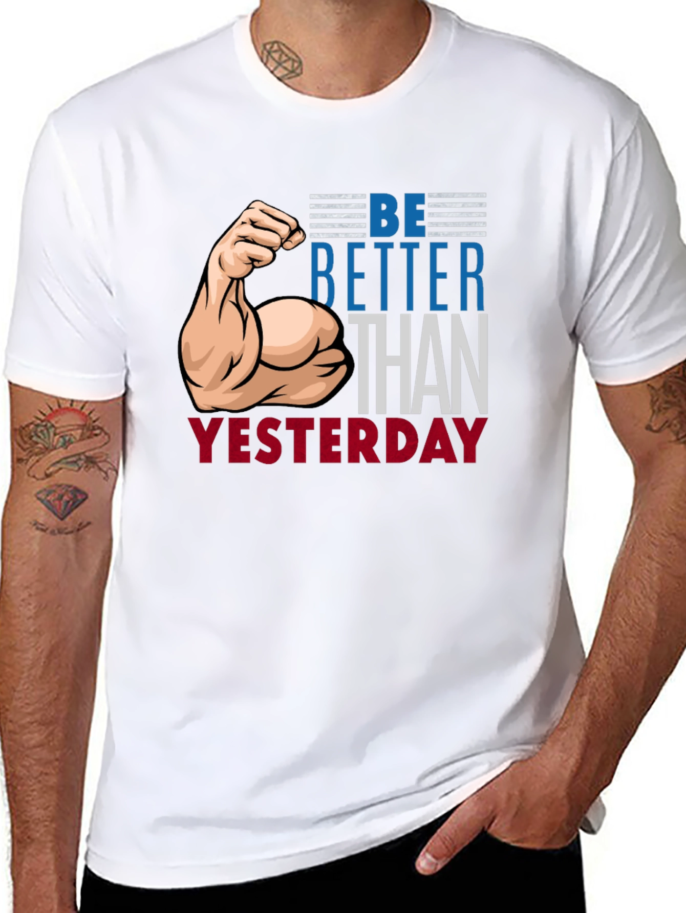 Be Better Than Yesterday Graphic T-Shirt