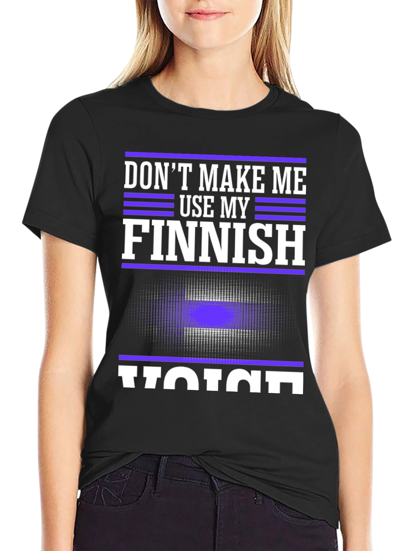 Finnish Voice T-Shirt - Funny Threat Tee