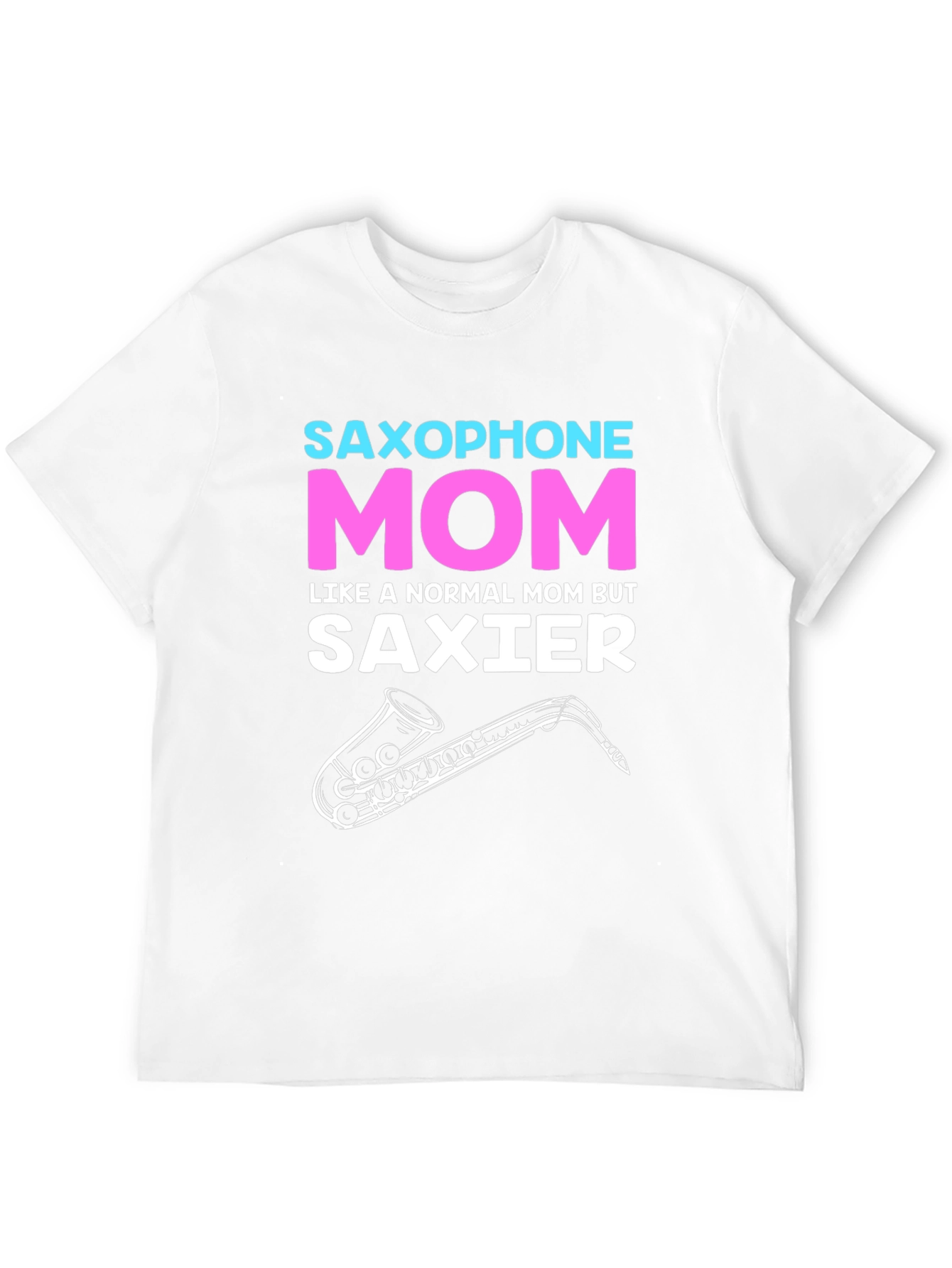 Saxophone Mom Graphic T-Shirt