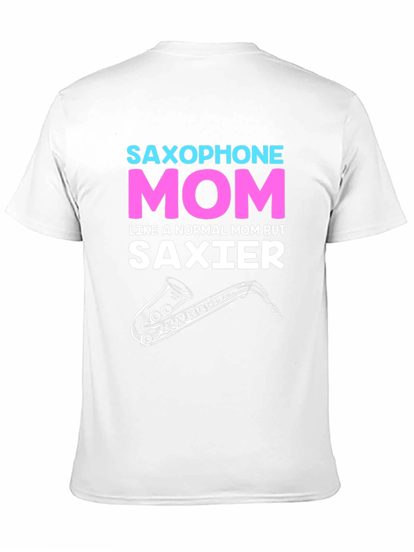 Saxophone Mom Graphic T-Shirt