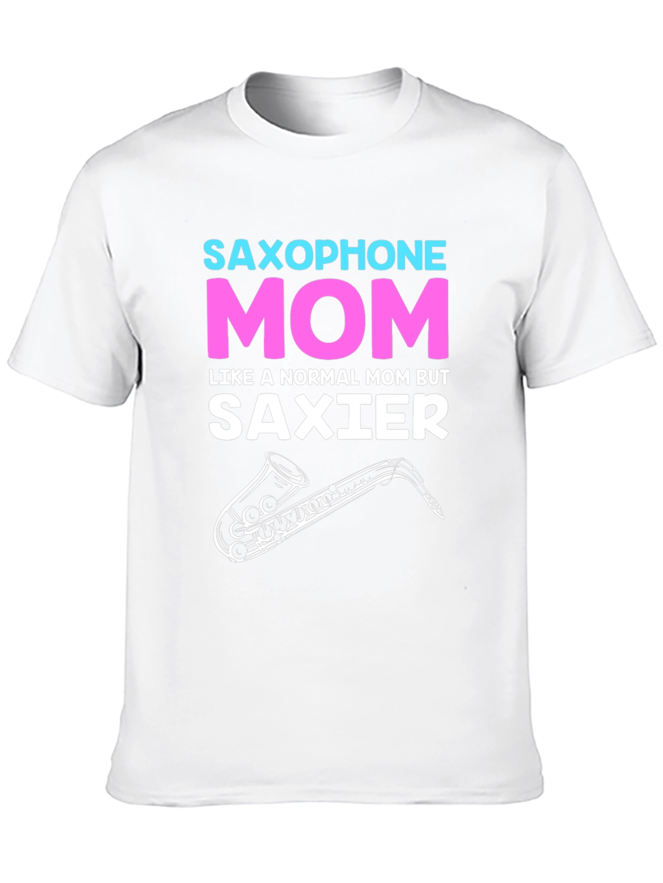 Saxophone Mom Graphic T-Shirt
