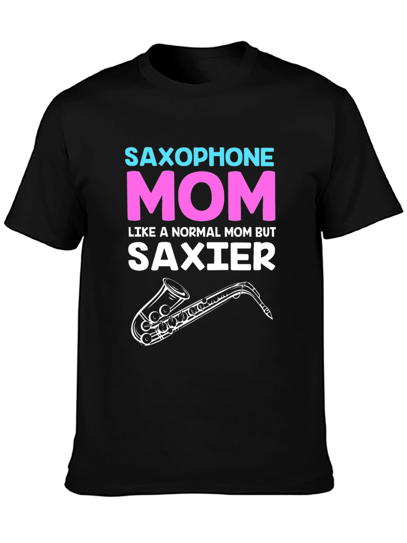 Saxophone Mom Graphic T-Shirt