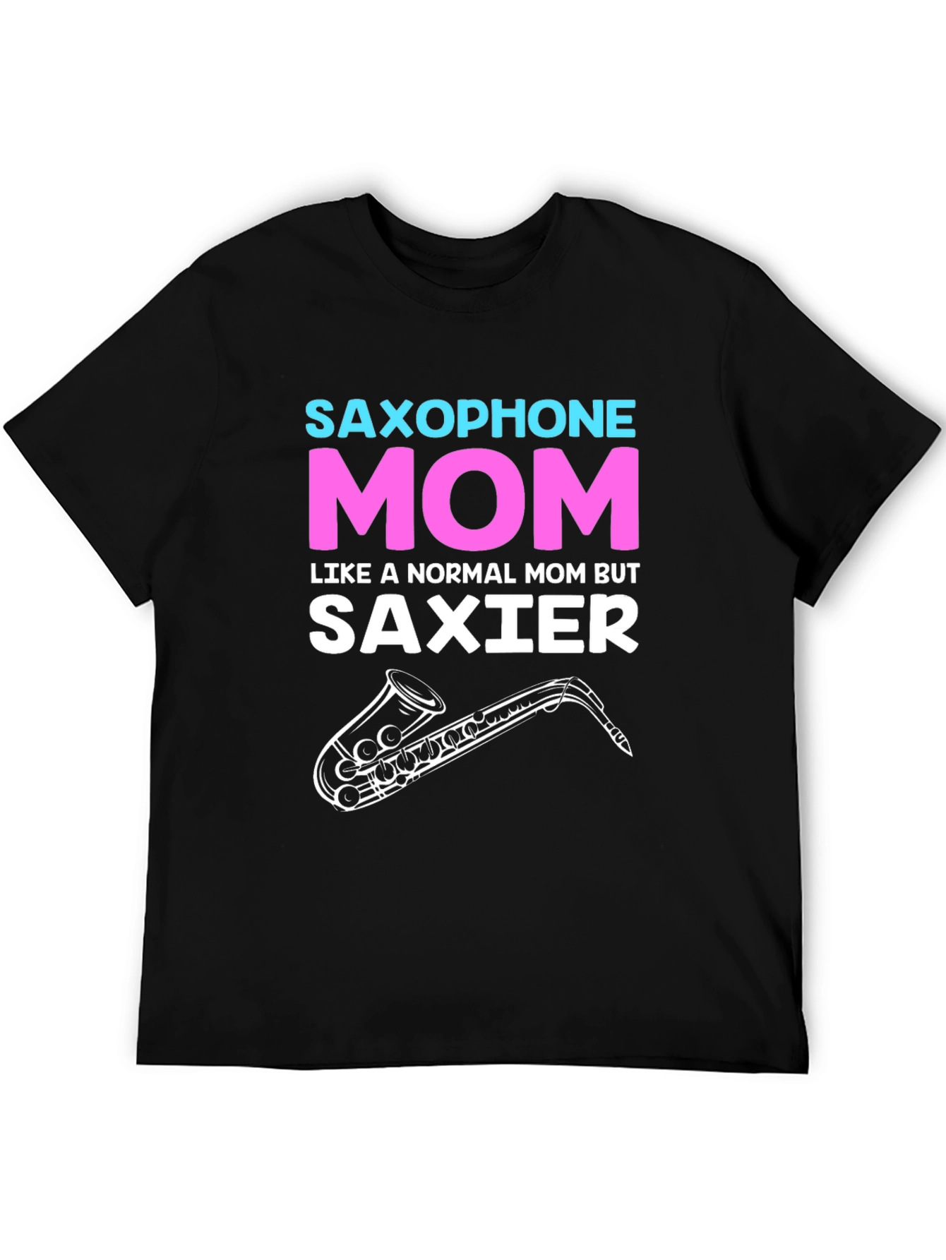 Saxophone Mom Graphic T-Shirt