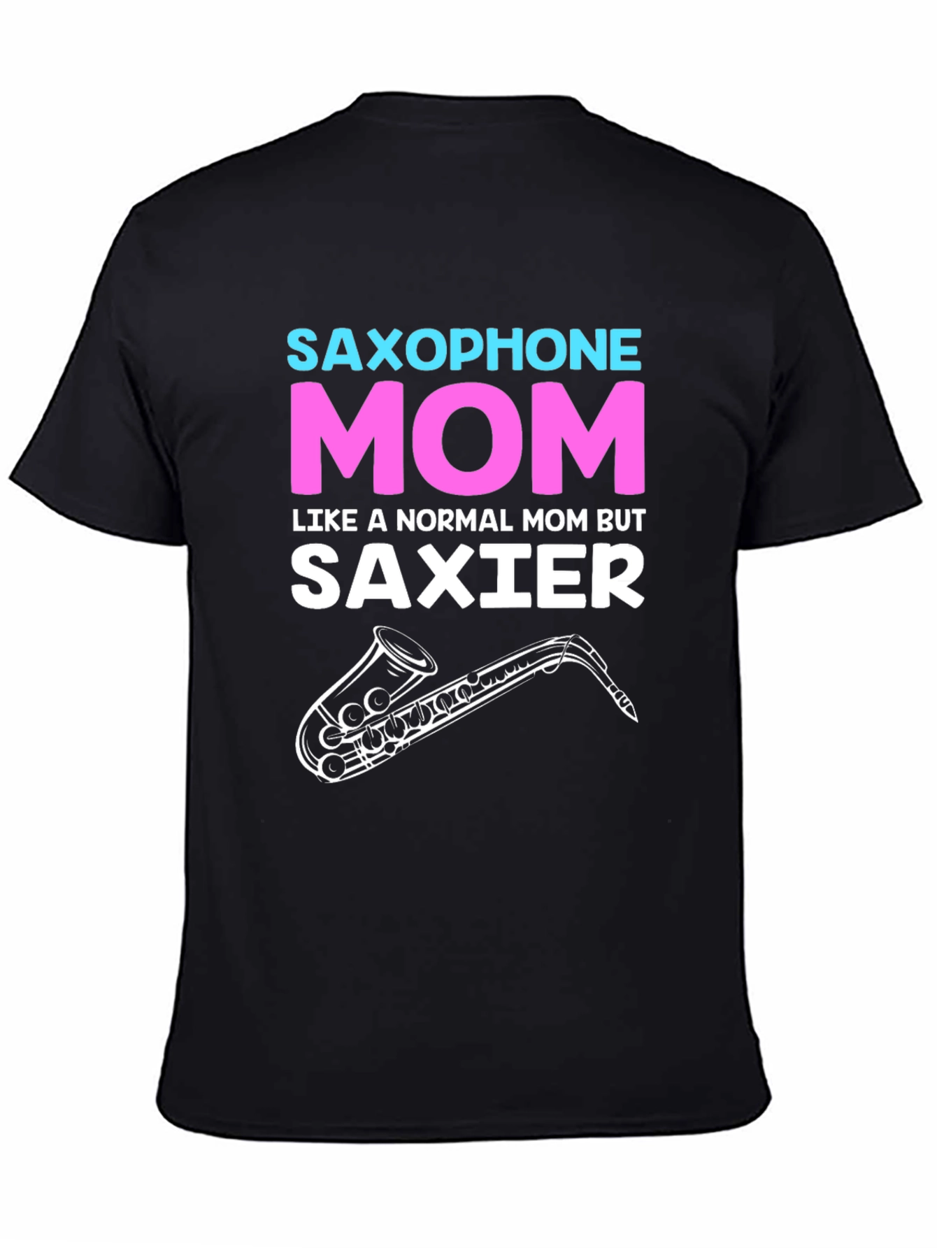 Saxophone Mom Graphic T-Shirt