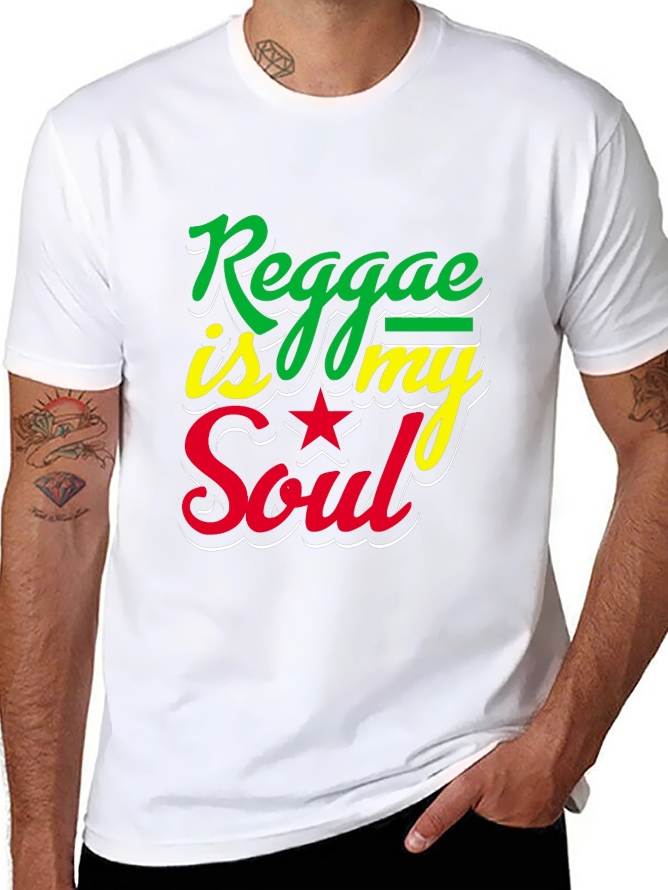 Reggae Is My Soul Graphic T-Shirt