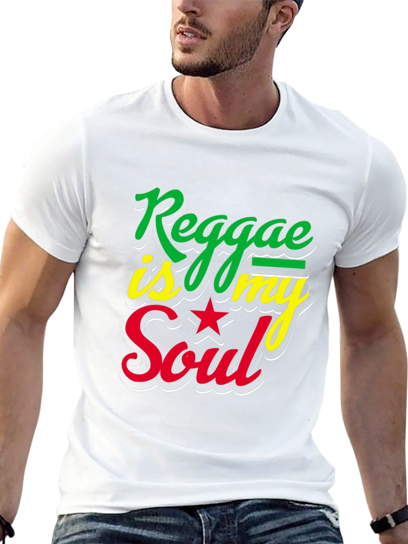 Reggae Is My Soul Graphic T-Shirt