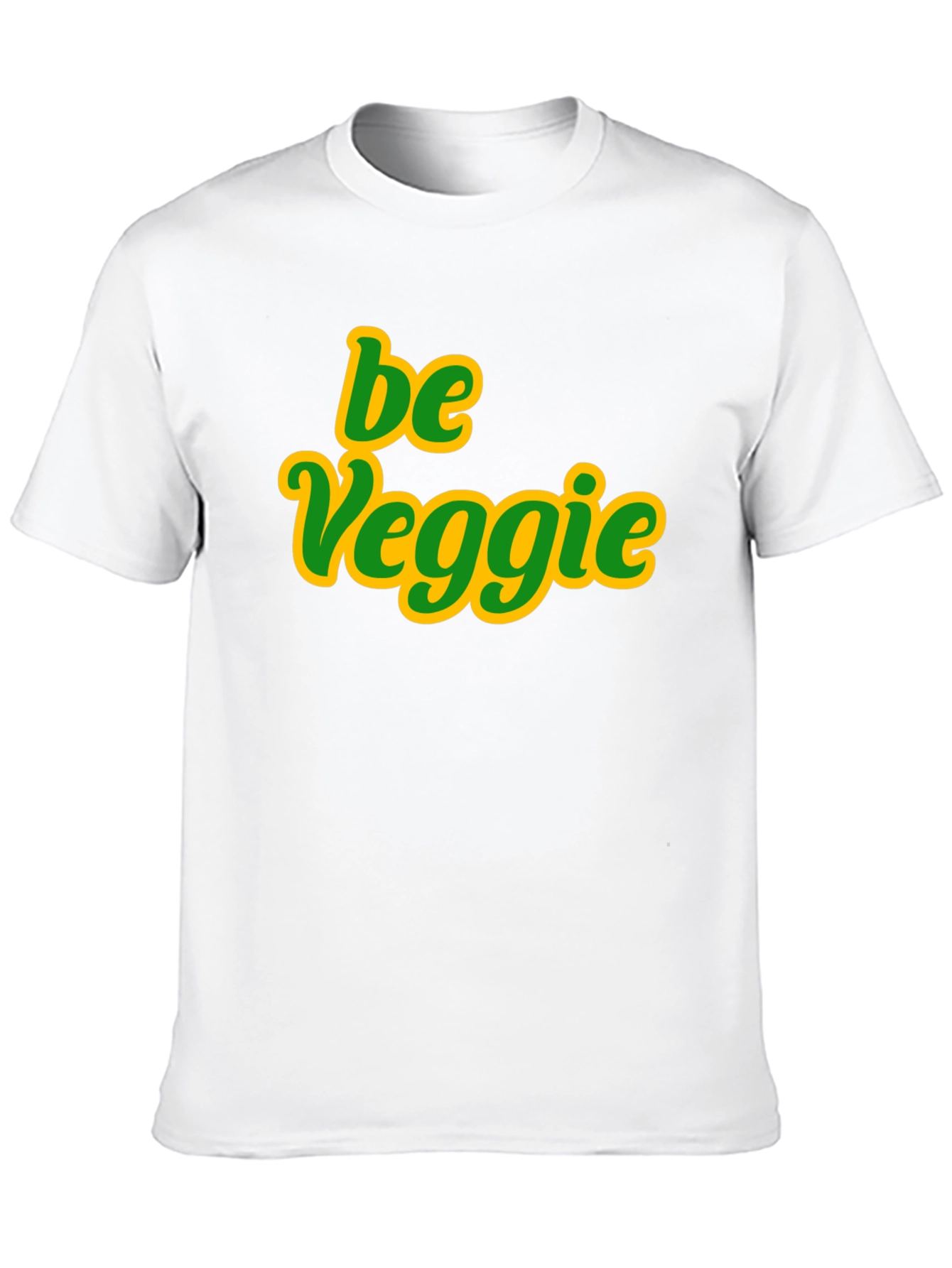 Be Veggie Graphic Tee - Black Cotton T-Shirt