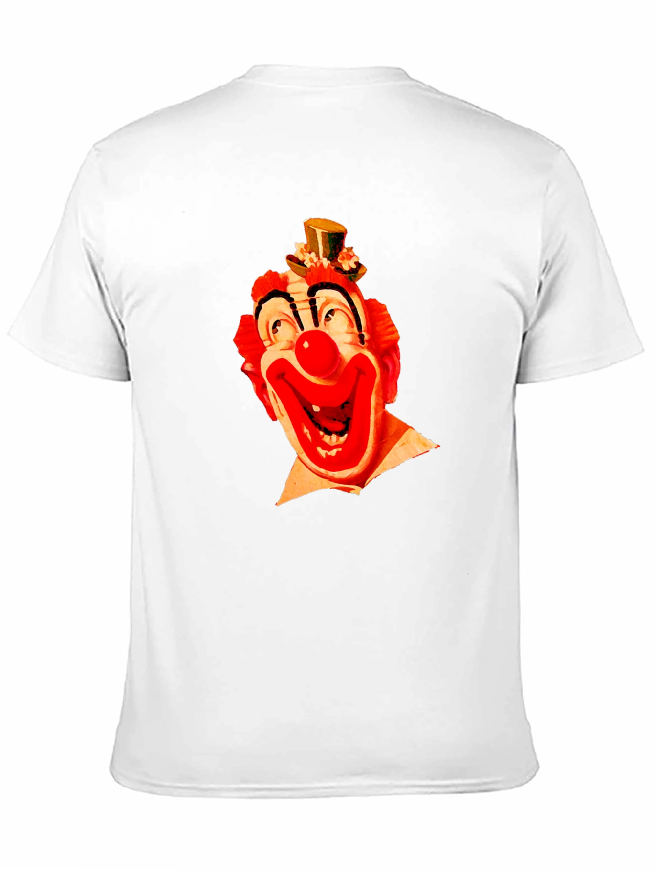 Clown Face Graphic Black T-Shirt