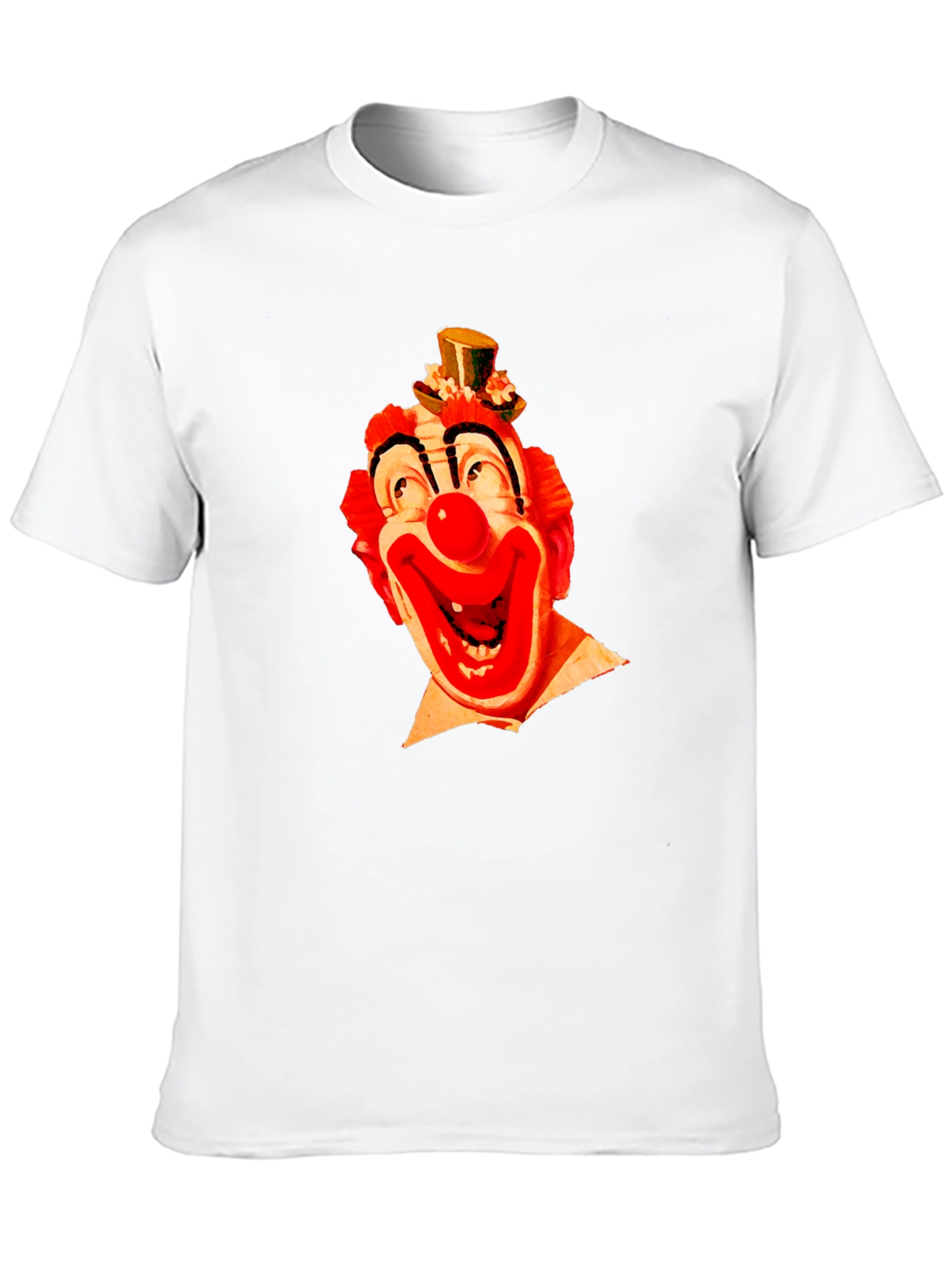 Clown Face Graphic Black T-Shirt