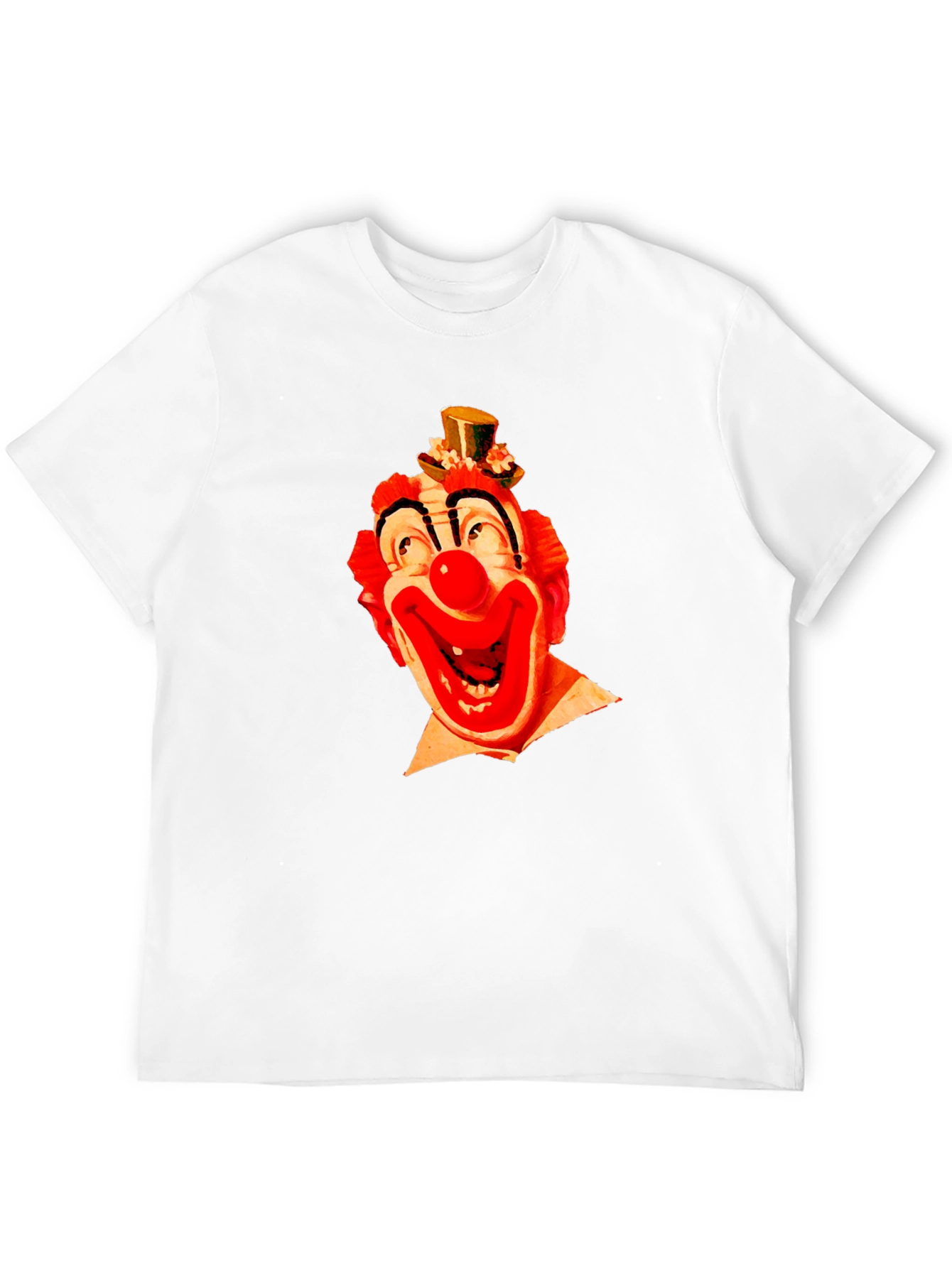Clown Face Graphic Black T-Shirt
