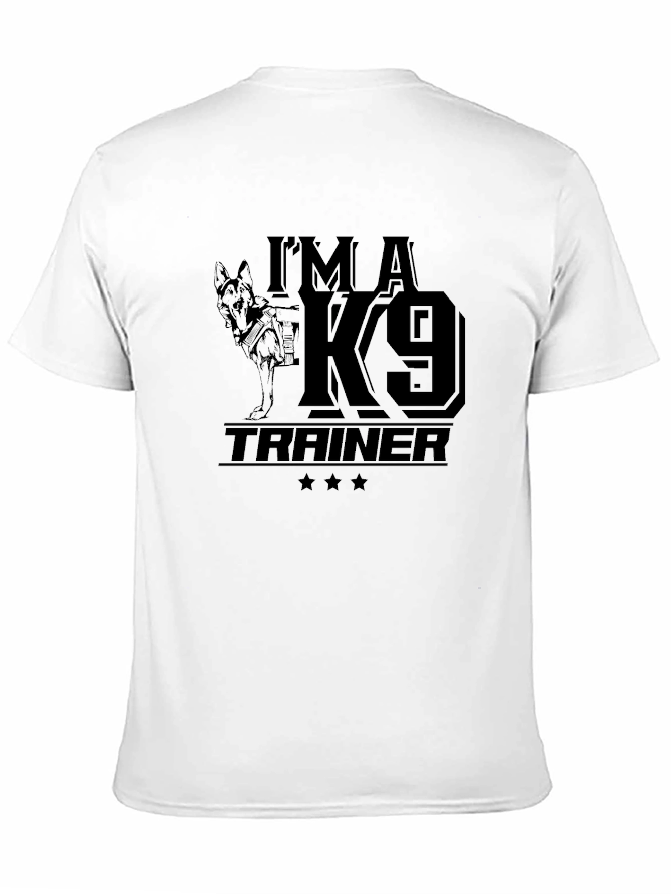 Im A K9 Trainer Black T-Shirt