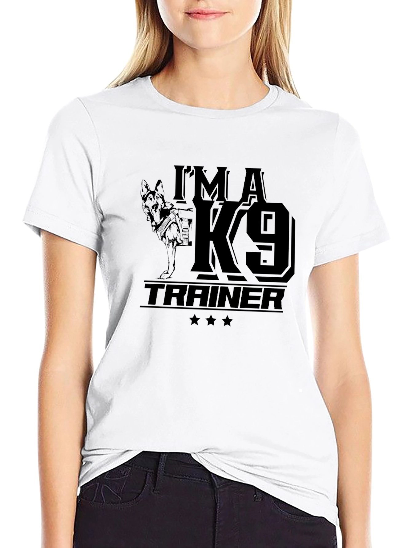 Im A K9 Trainer Black T-Shirt
