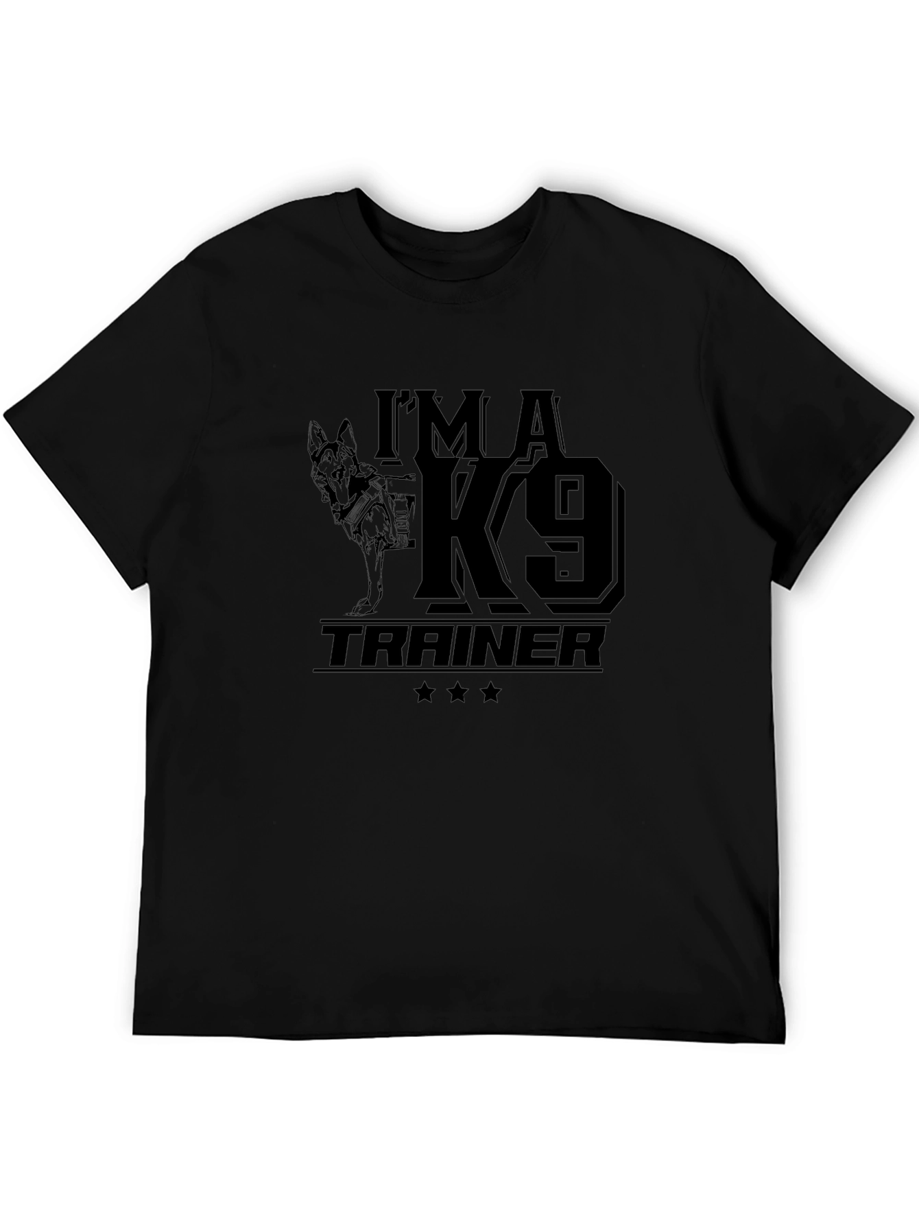 Im A K9 Trainer Black T-Shirt