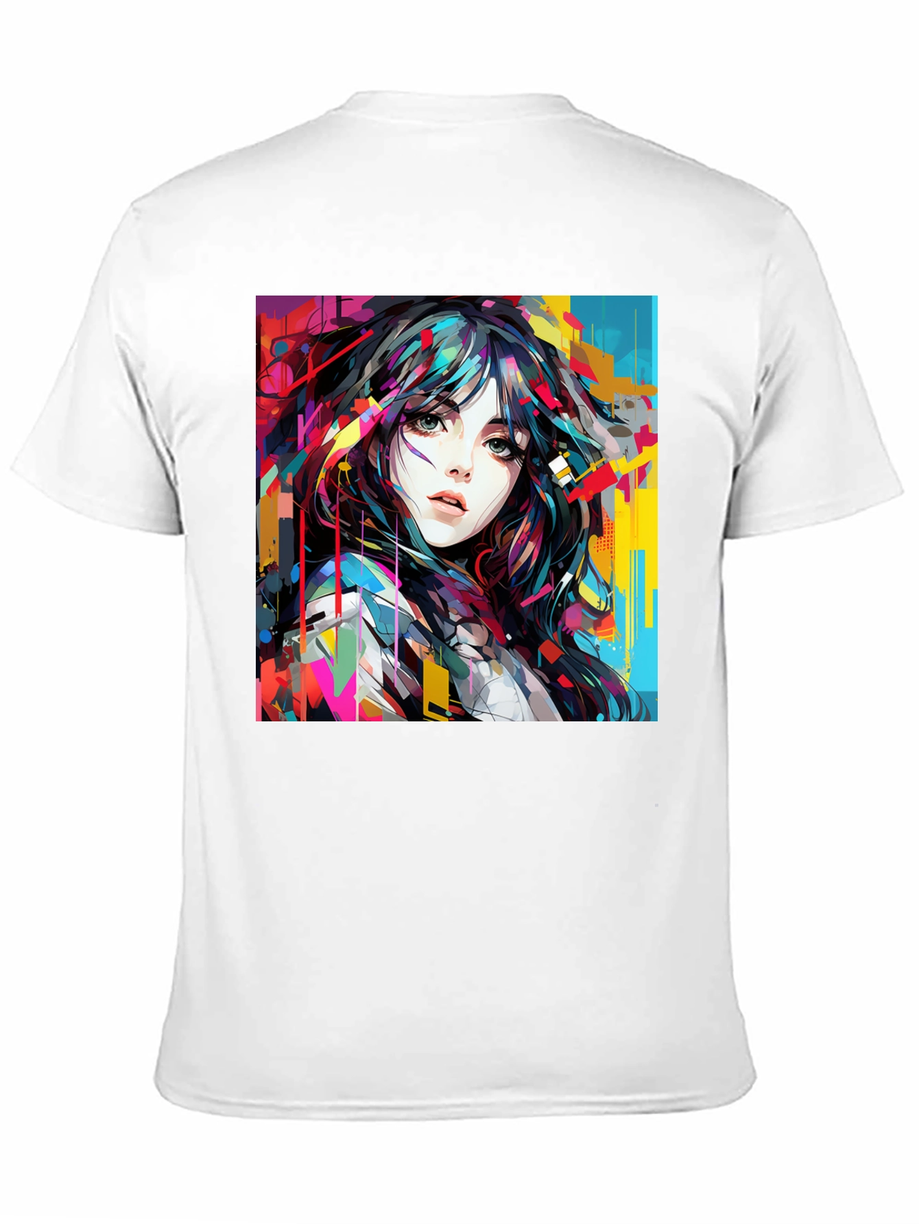 Artistic Woman Graphic Tee - Bold Style