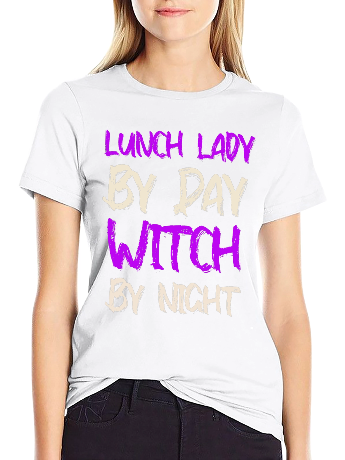 Lunch Lady By Day Witch By Night T-Shirt