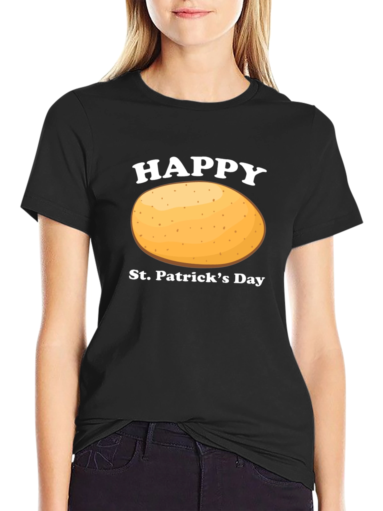 Happy St. Patricks Day Potato Graphic T-Shirt