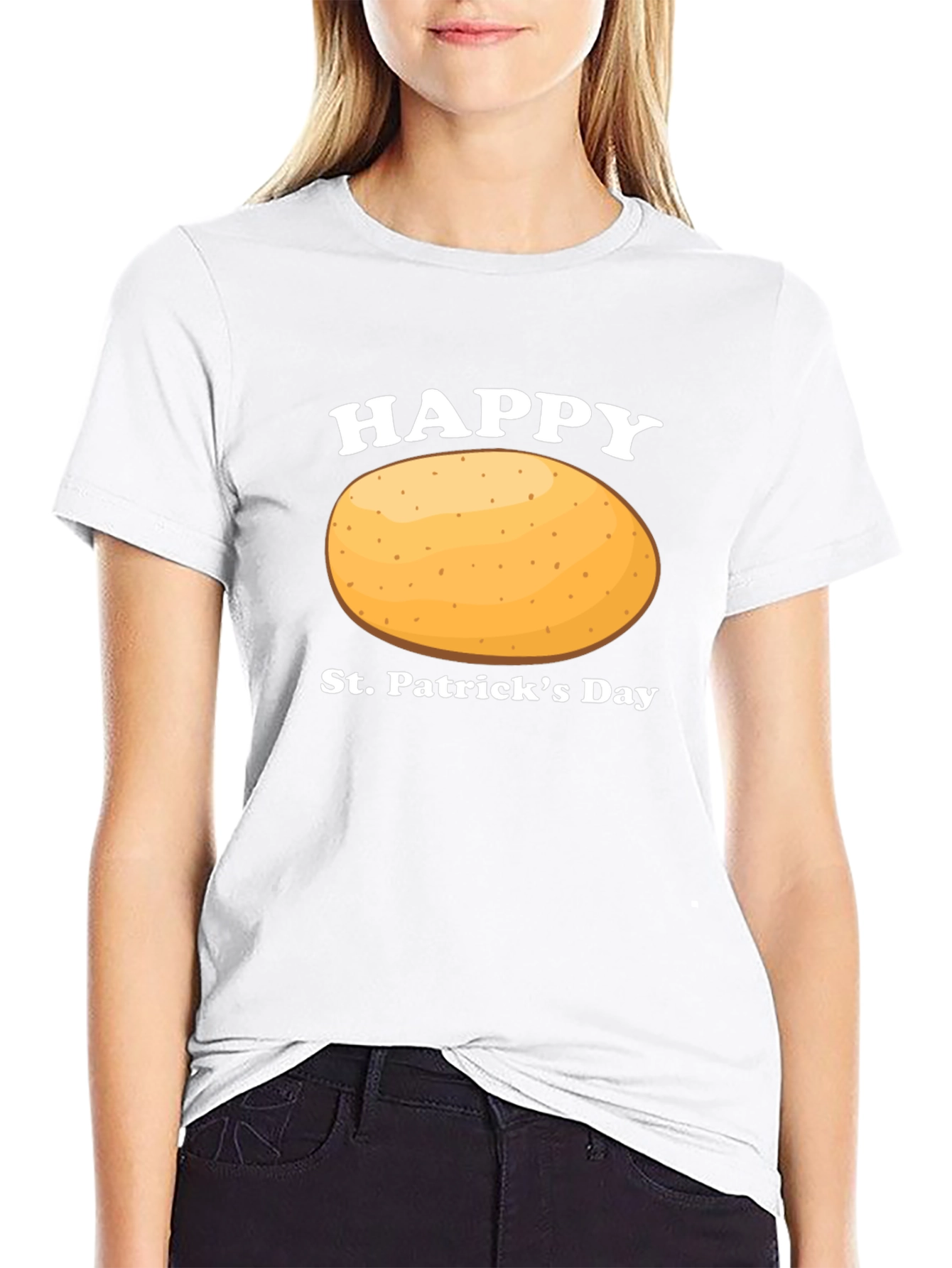 Happy St. Patricks Day Potato Graphic T-Shirt