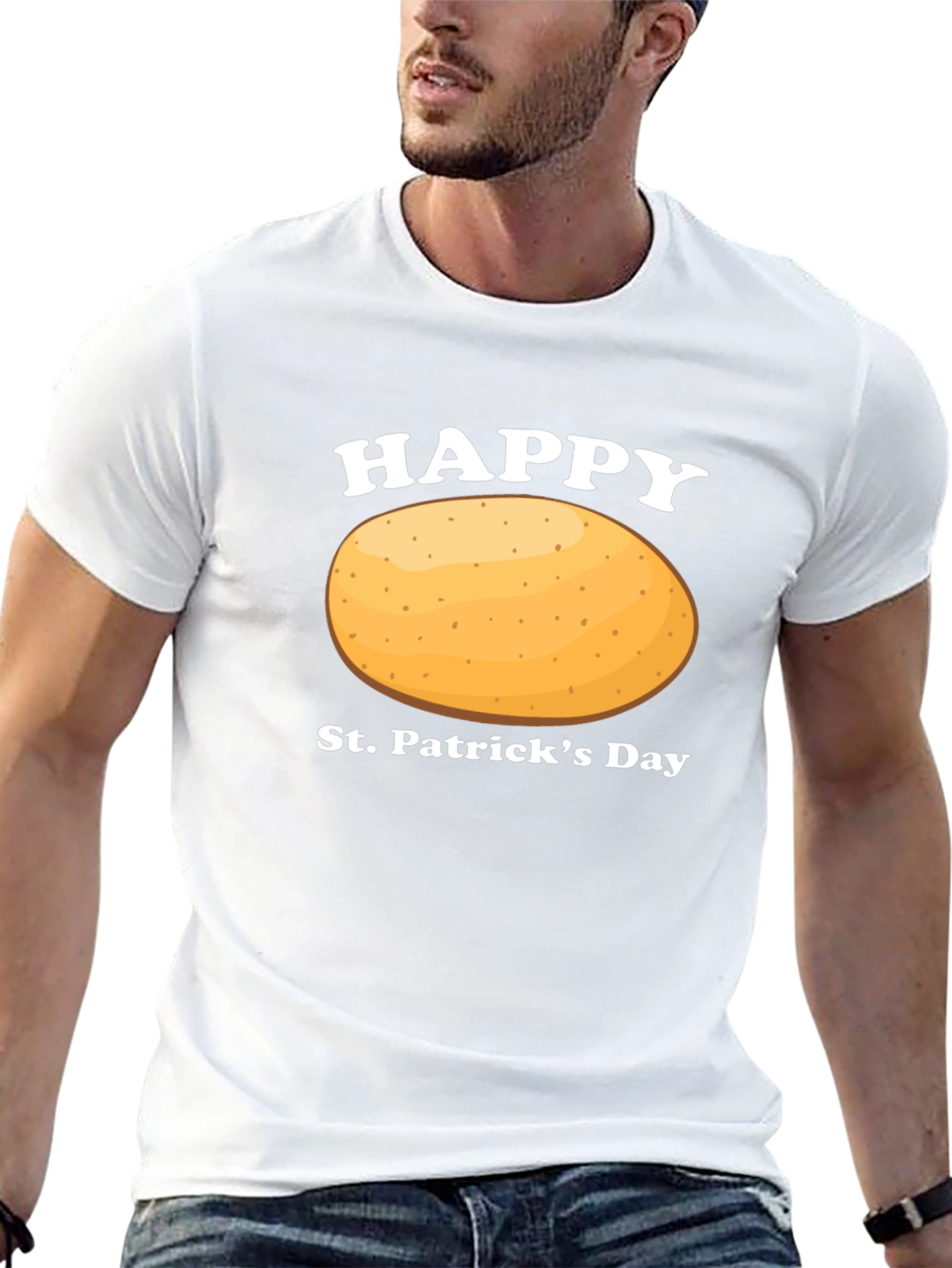 Happy St. Patricks Day Potato Graphic T-Shirt