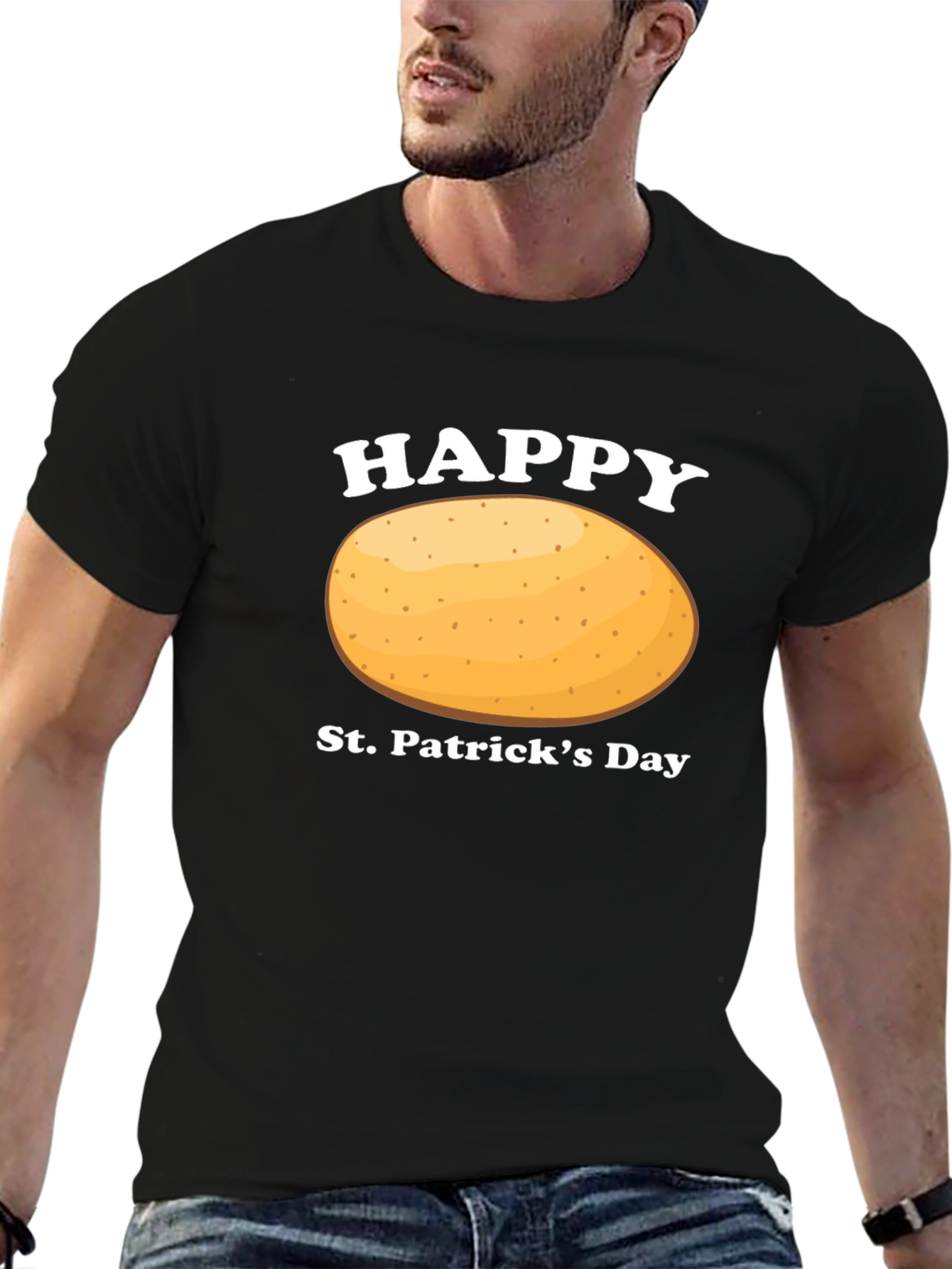Happy St. Patricks Day Potato Graphic T-Shirt