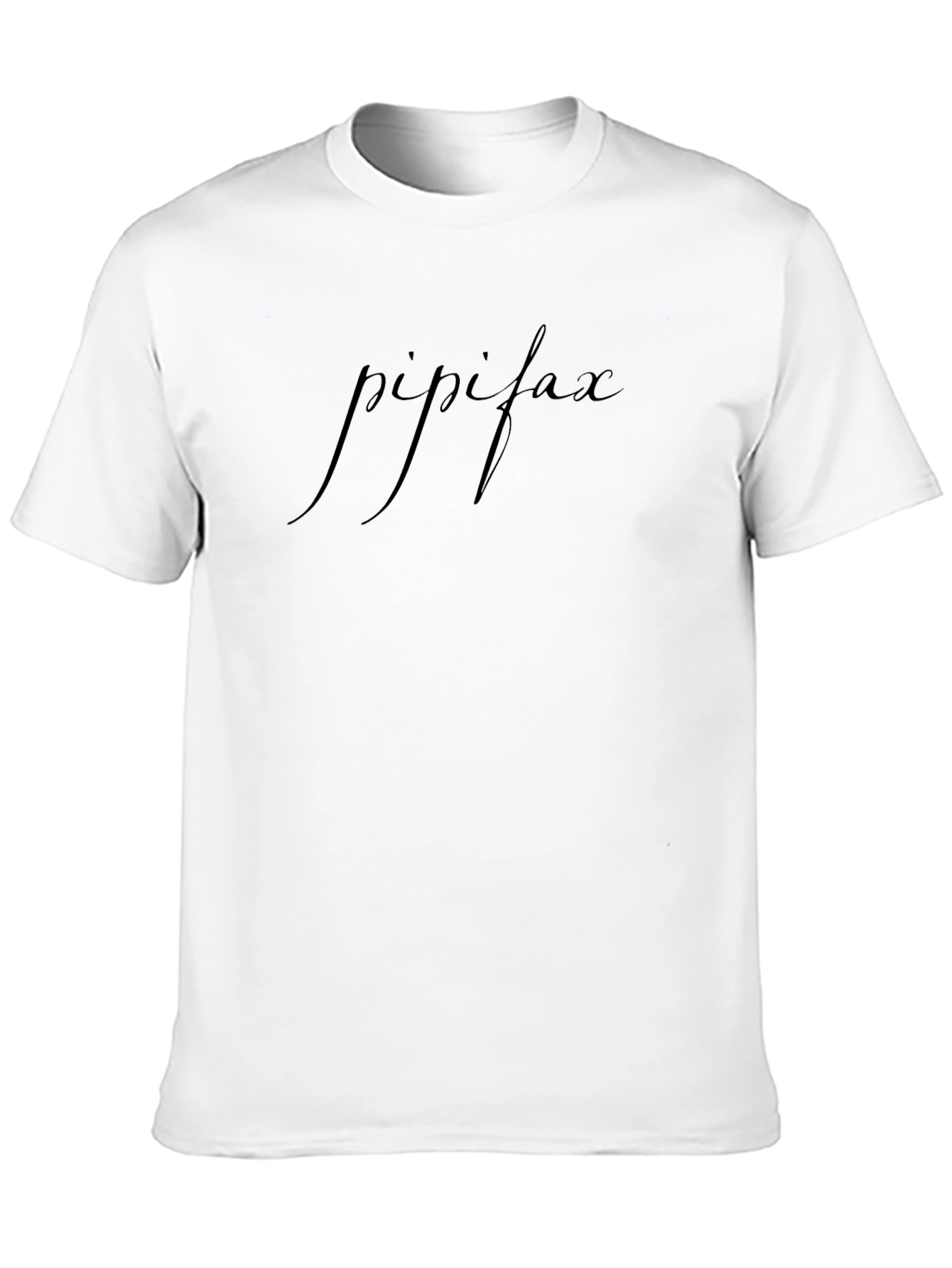 Mens Black pipifax Graphic Tee
