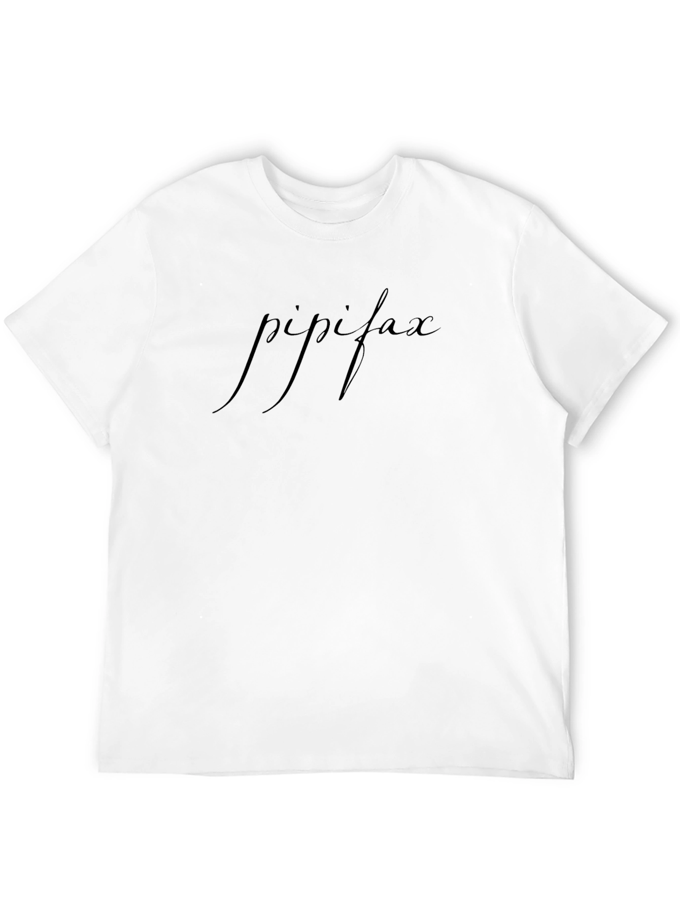 Mens Black pipifax Graphic Tee