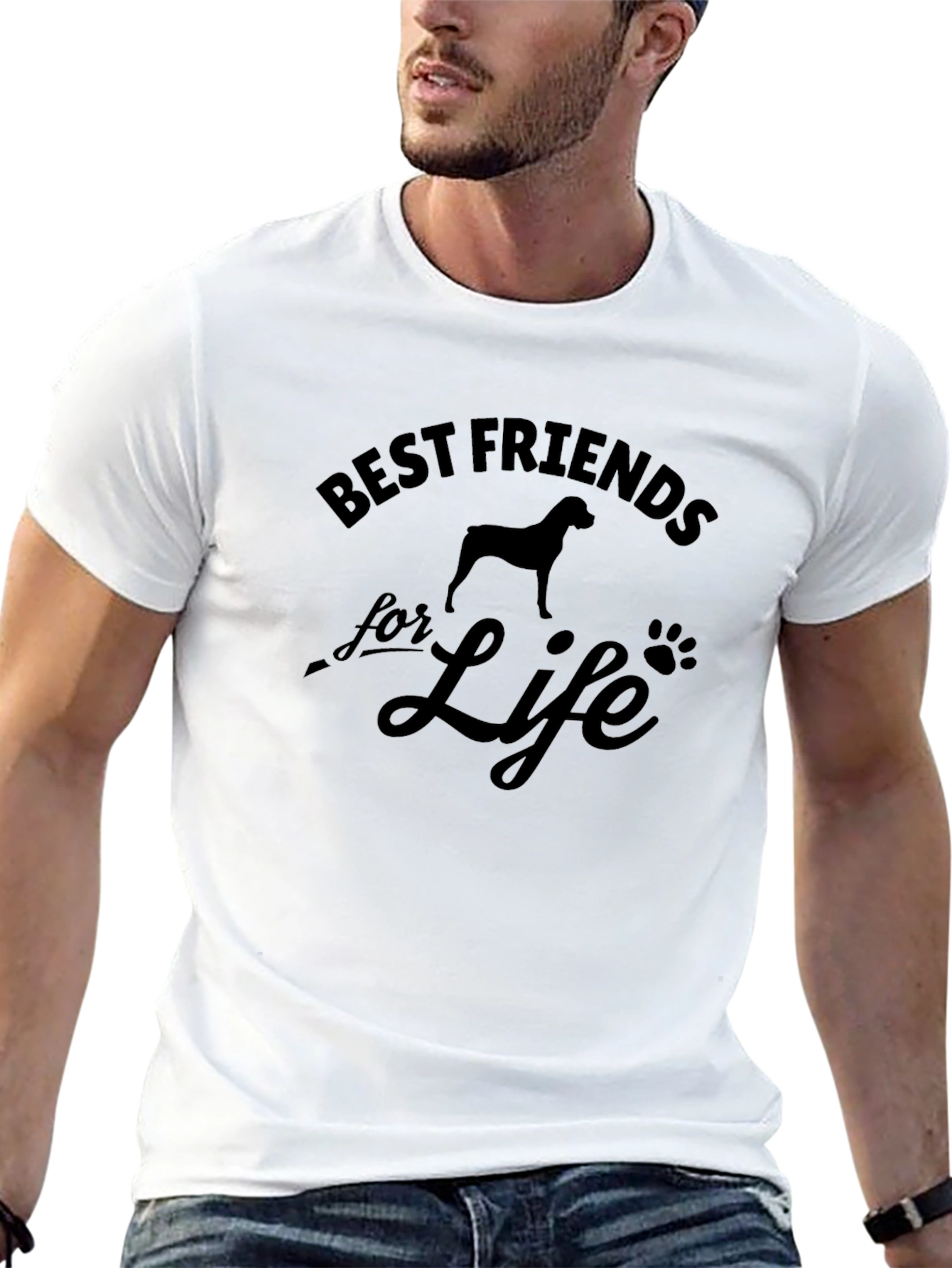 Best Friends For Life Dog T-Shirt