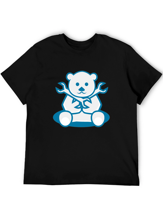 Bear Mechanic T-Shirt -  Cute Cartoon Design