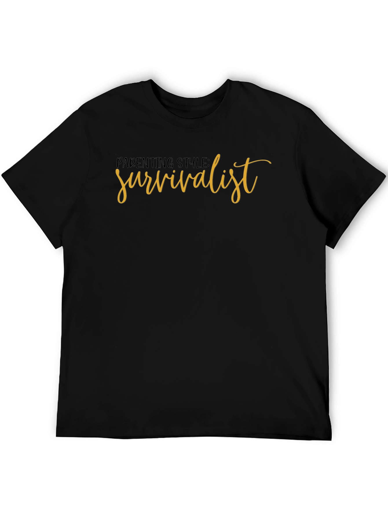 Parenting Style Survivalist Graphic T-Shirt