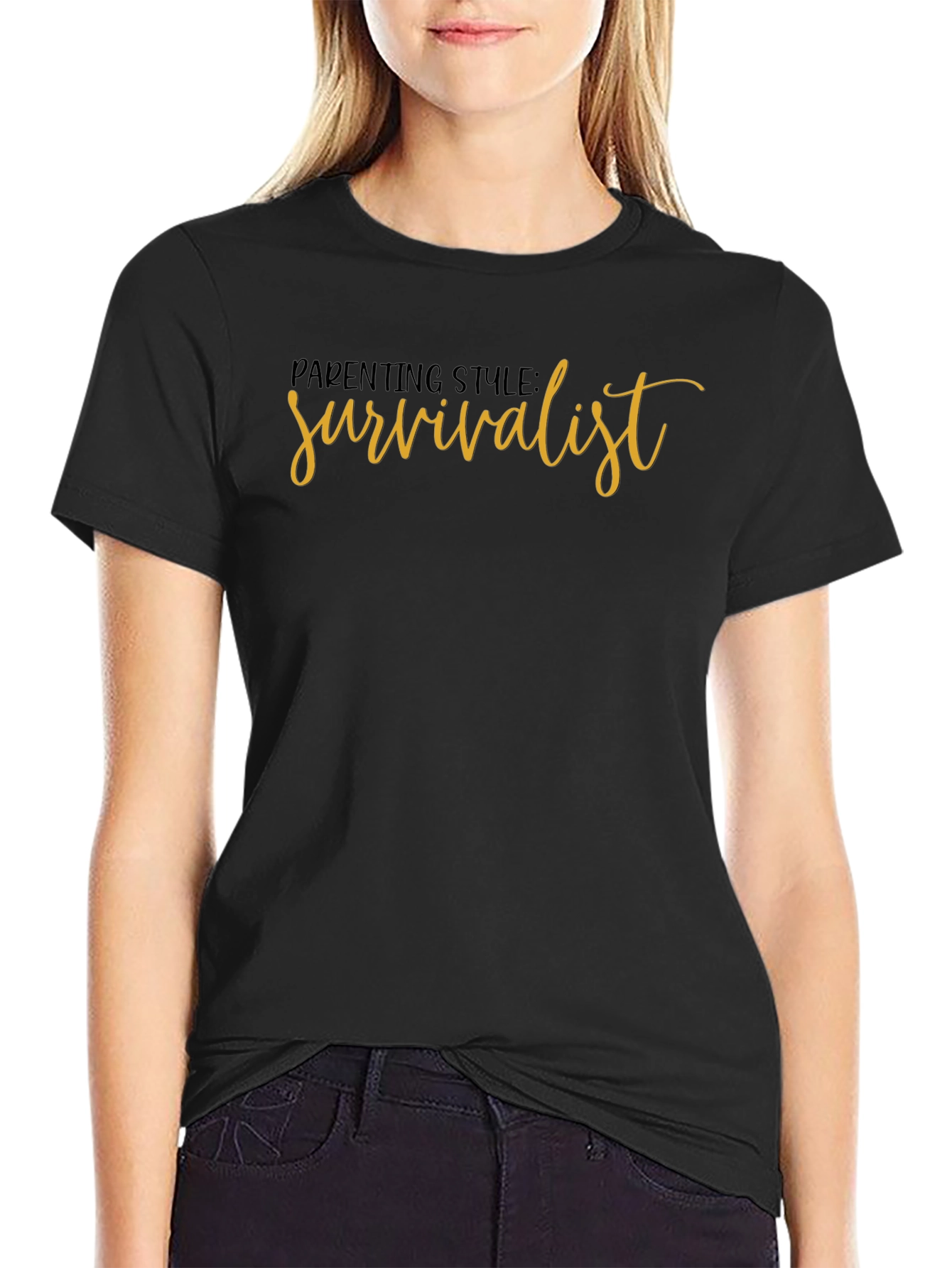 Parenting Style Survivalist Graphic T-Shirt