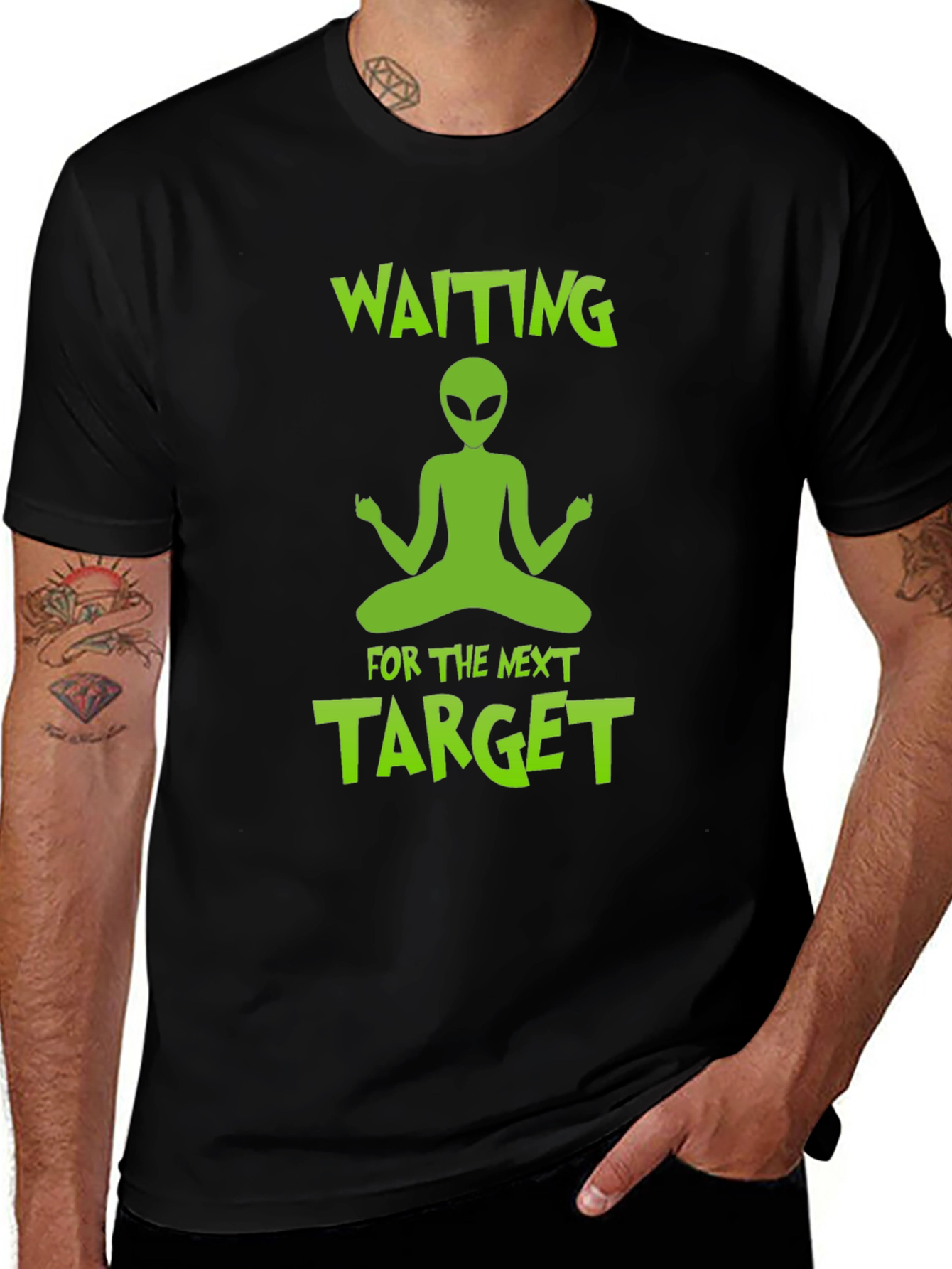Waiting Alien T-Shirt - Next Target Tee