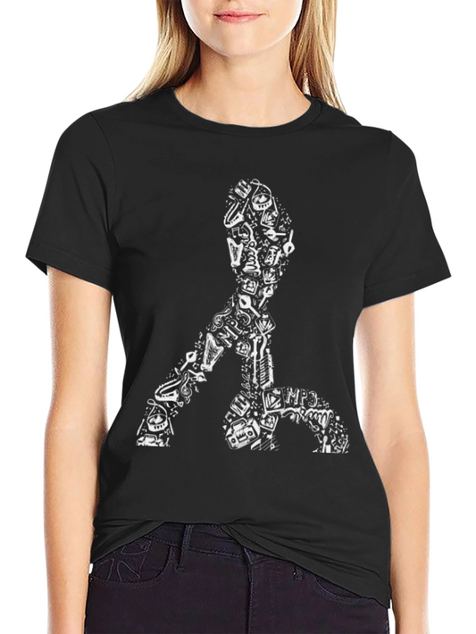Unique Music Lover Black T-Shirt