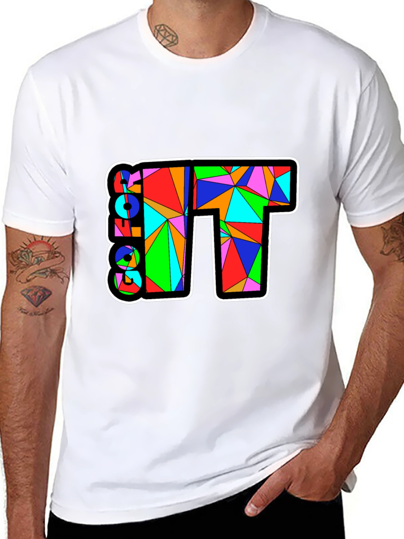 Colorful Geometric T-Shirt