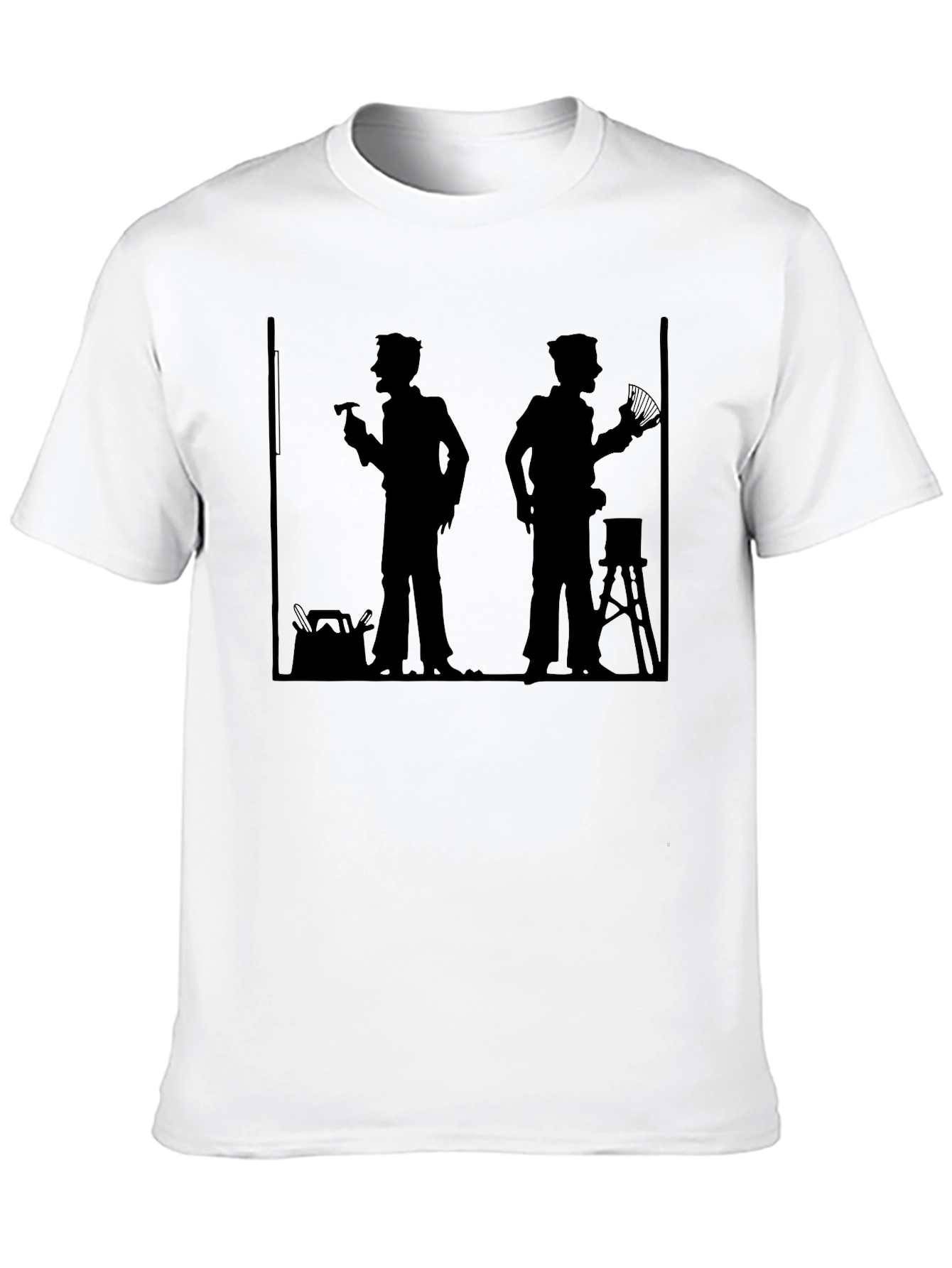 Retro Handyman Silhouette Graphic Tee