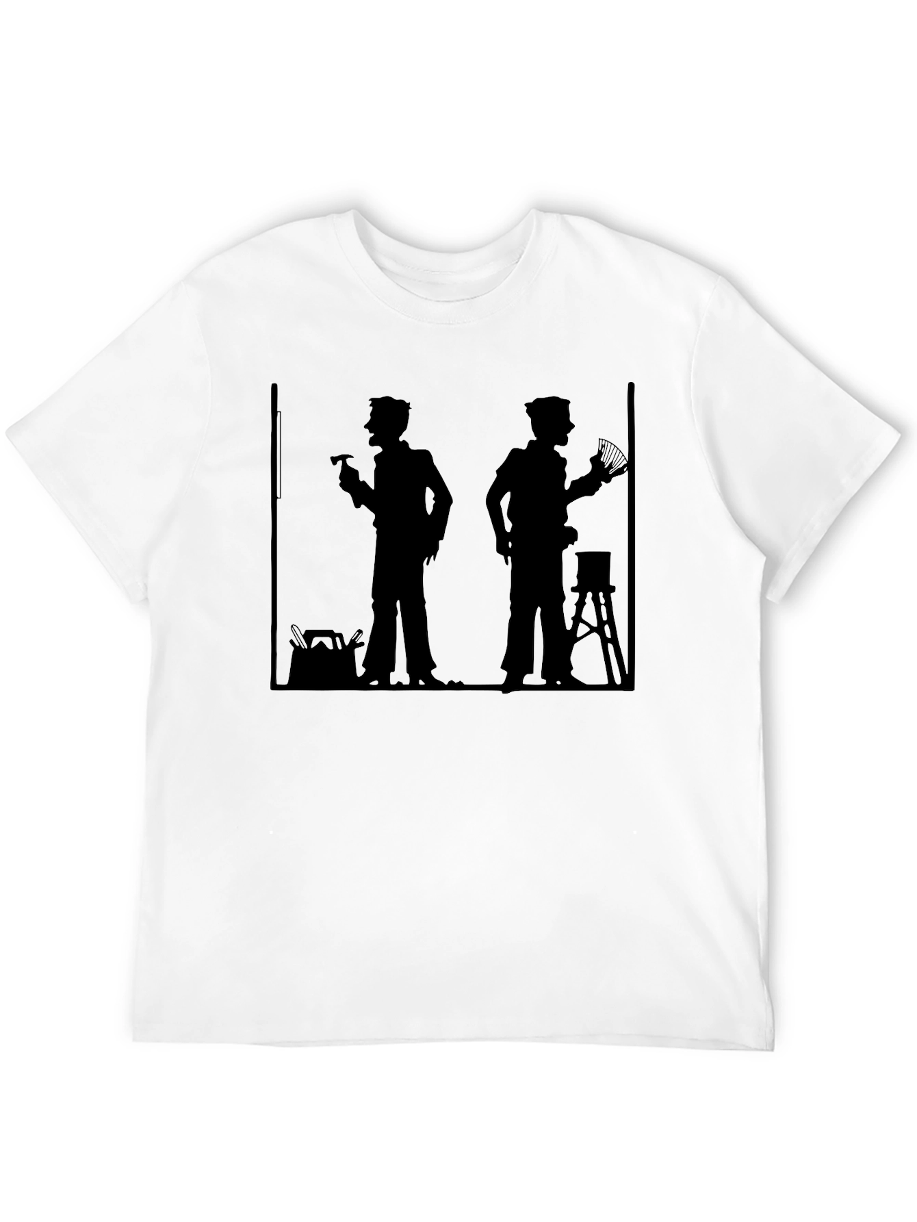 Retro Handyman Silhouette Graphic Tee