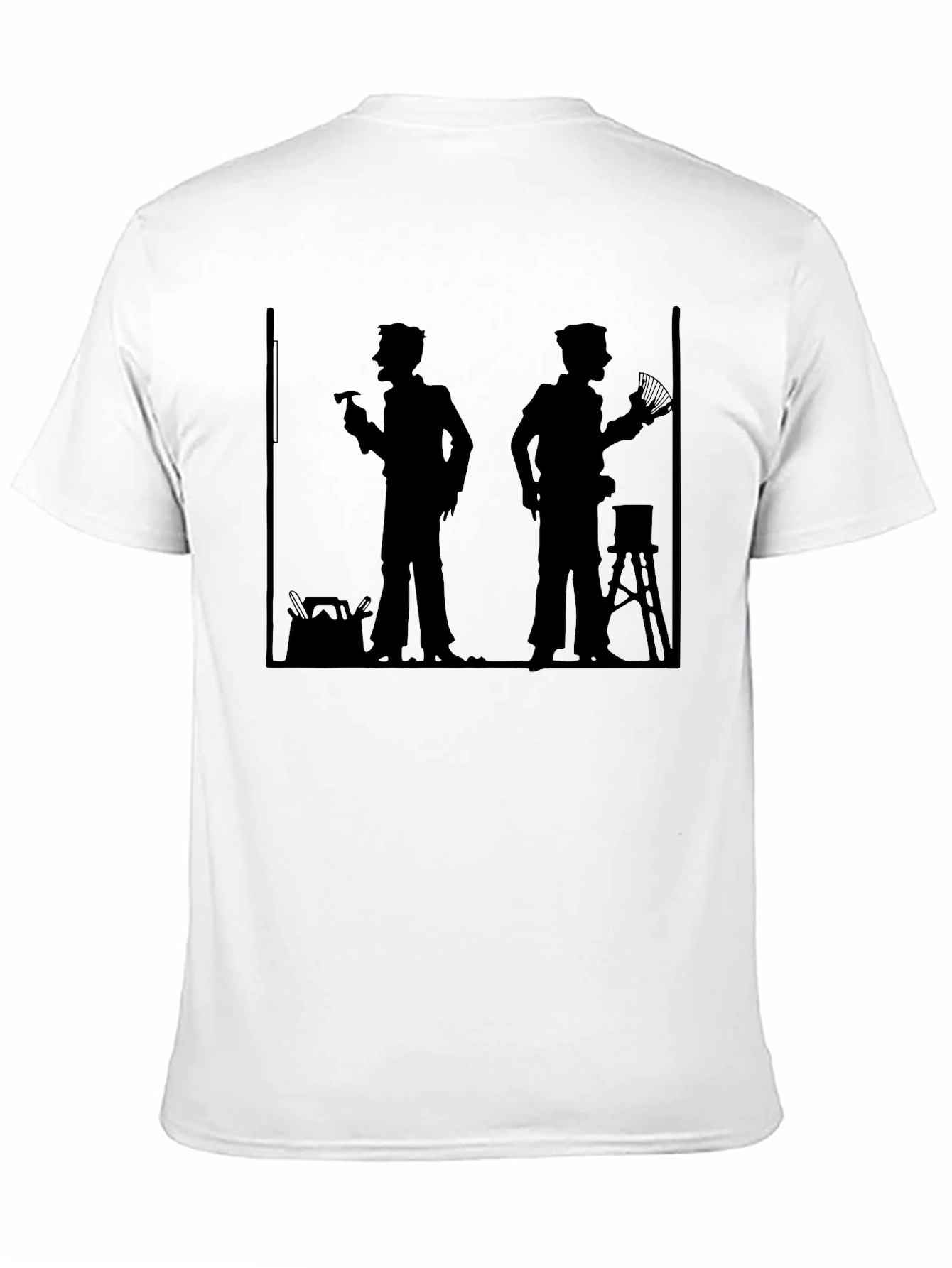 Retro Handyman Silhouette Graphic Tee