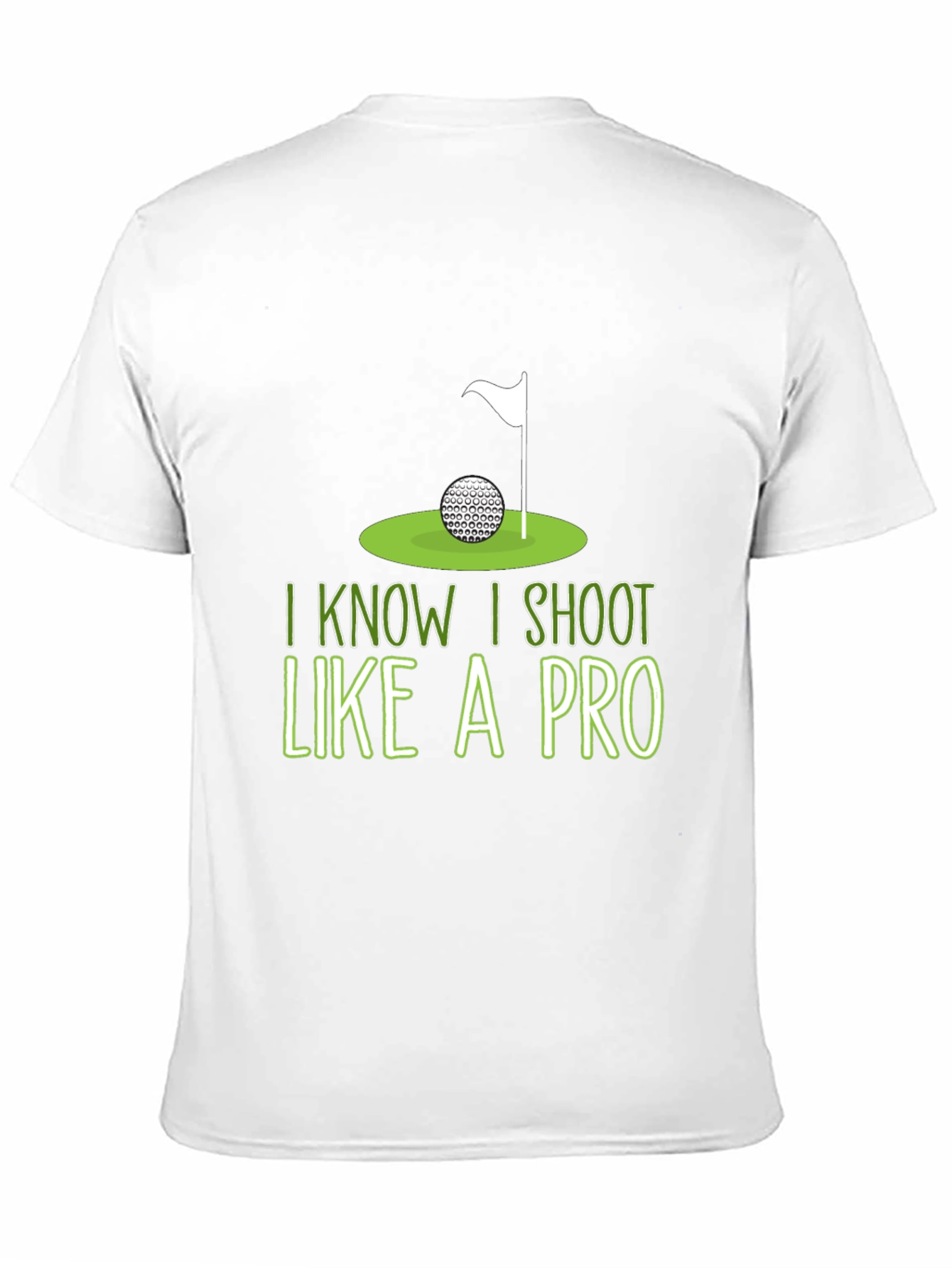 Golf Humor T-Shirt: I Shoot Like A Pro